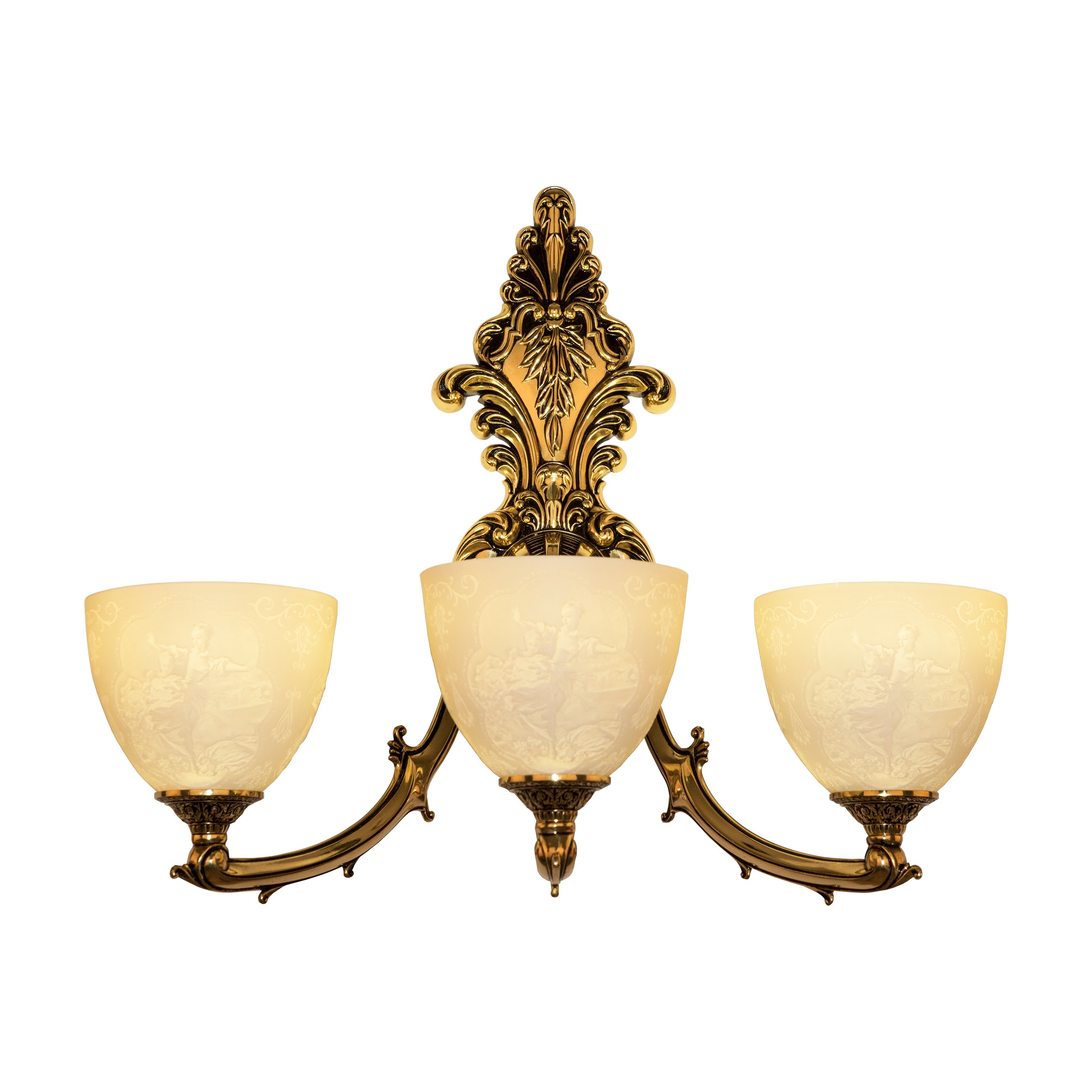 Настенное бра Bohemia Verona 7211B15/3/210 GB P1 U Pair