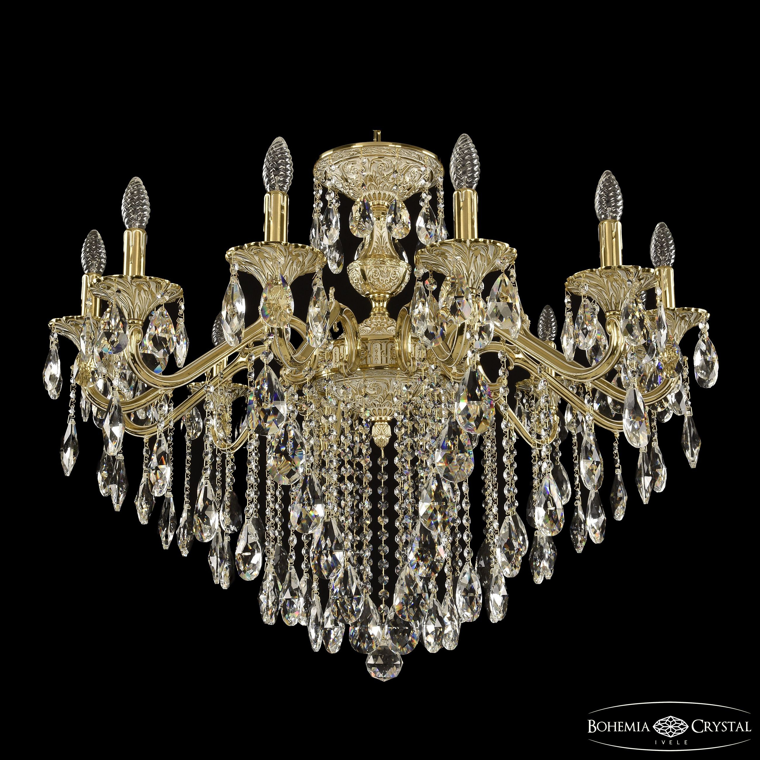 Подвесная хрустальная люстра Verona Bohemia 72202/12/300 B GW