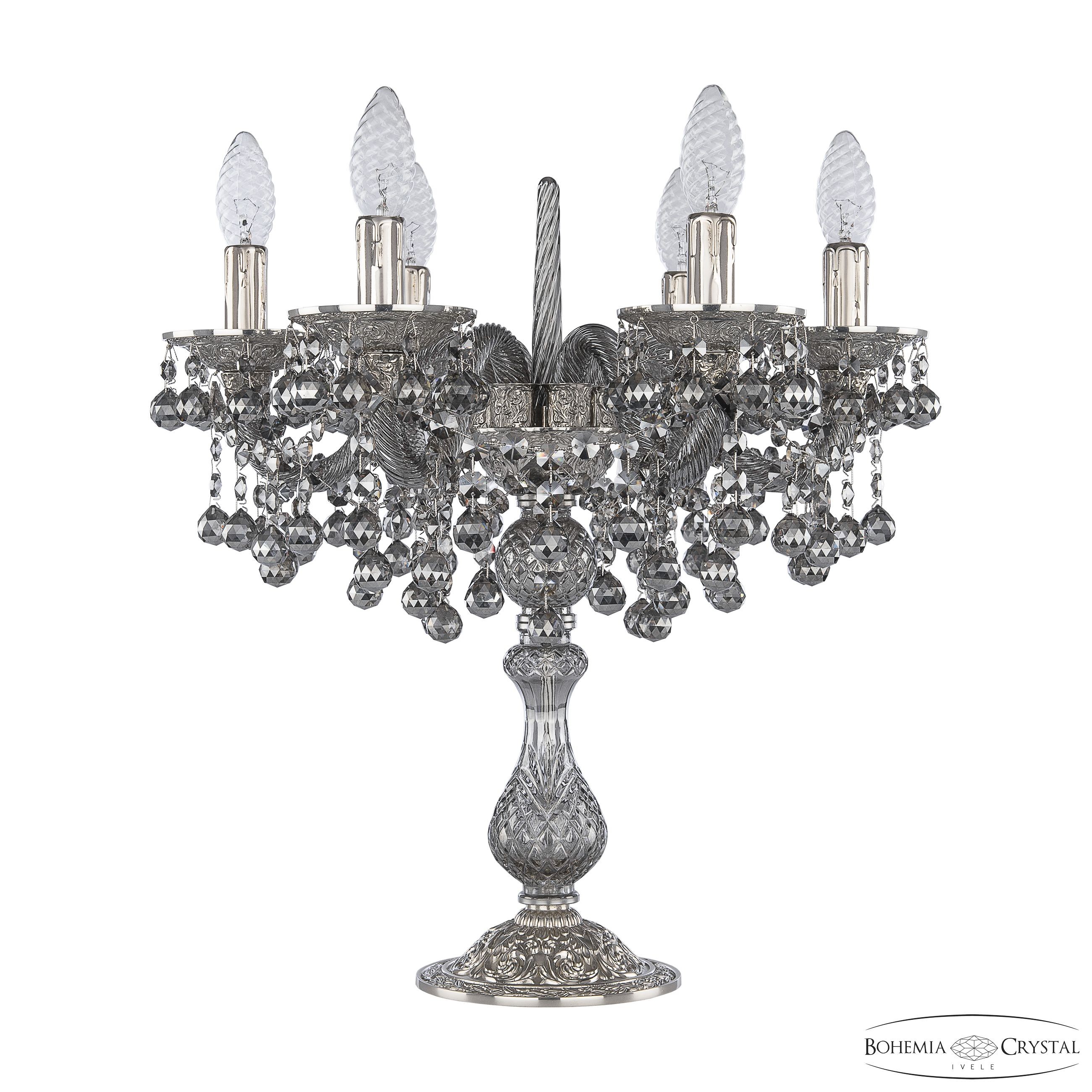 Настольная лампа Bohemia 1609 16109L8/6/141-47 Ni M731