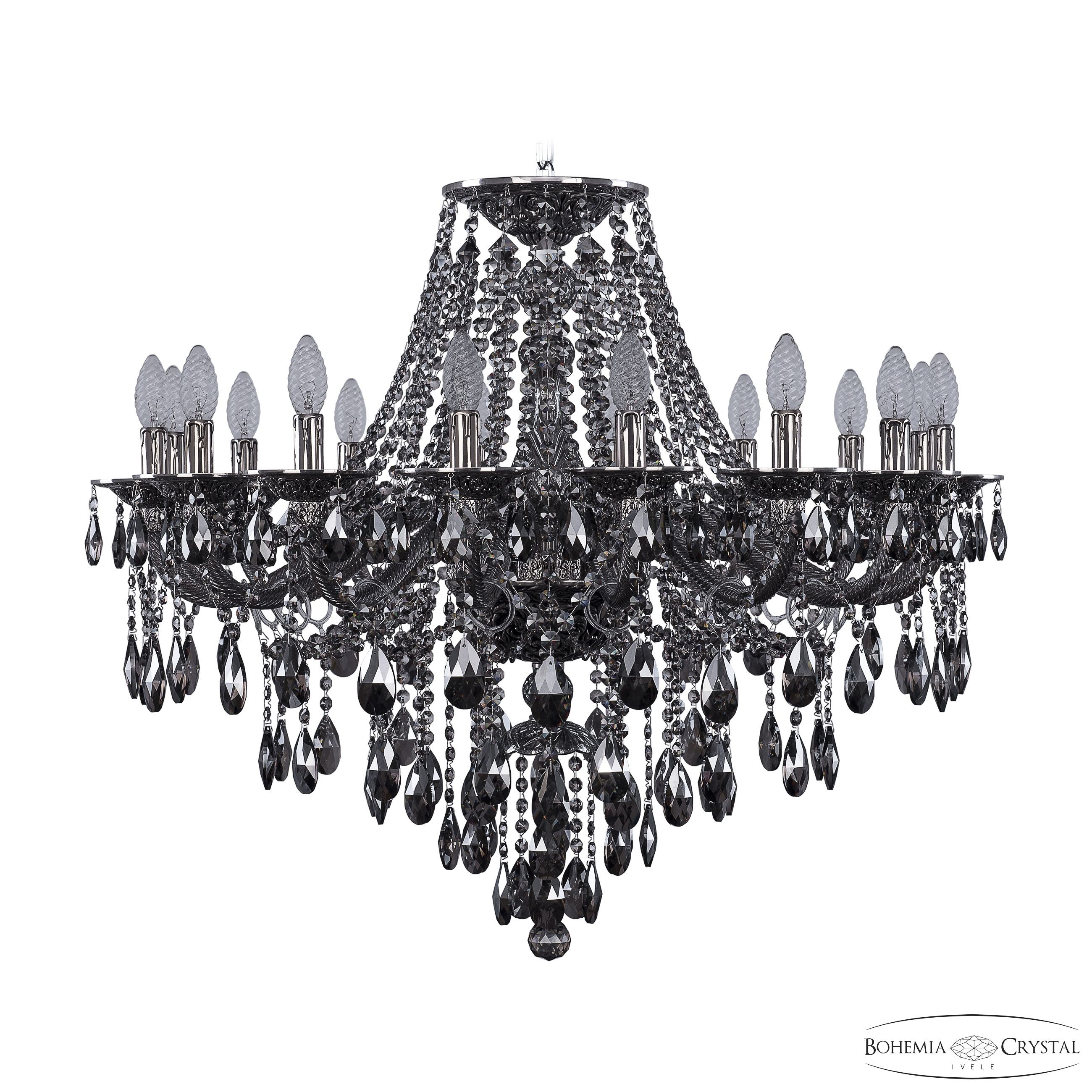 Подвесная хрустальная люстра 1615 Bohemia 16115/16/300 Ni M731