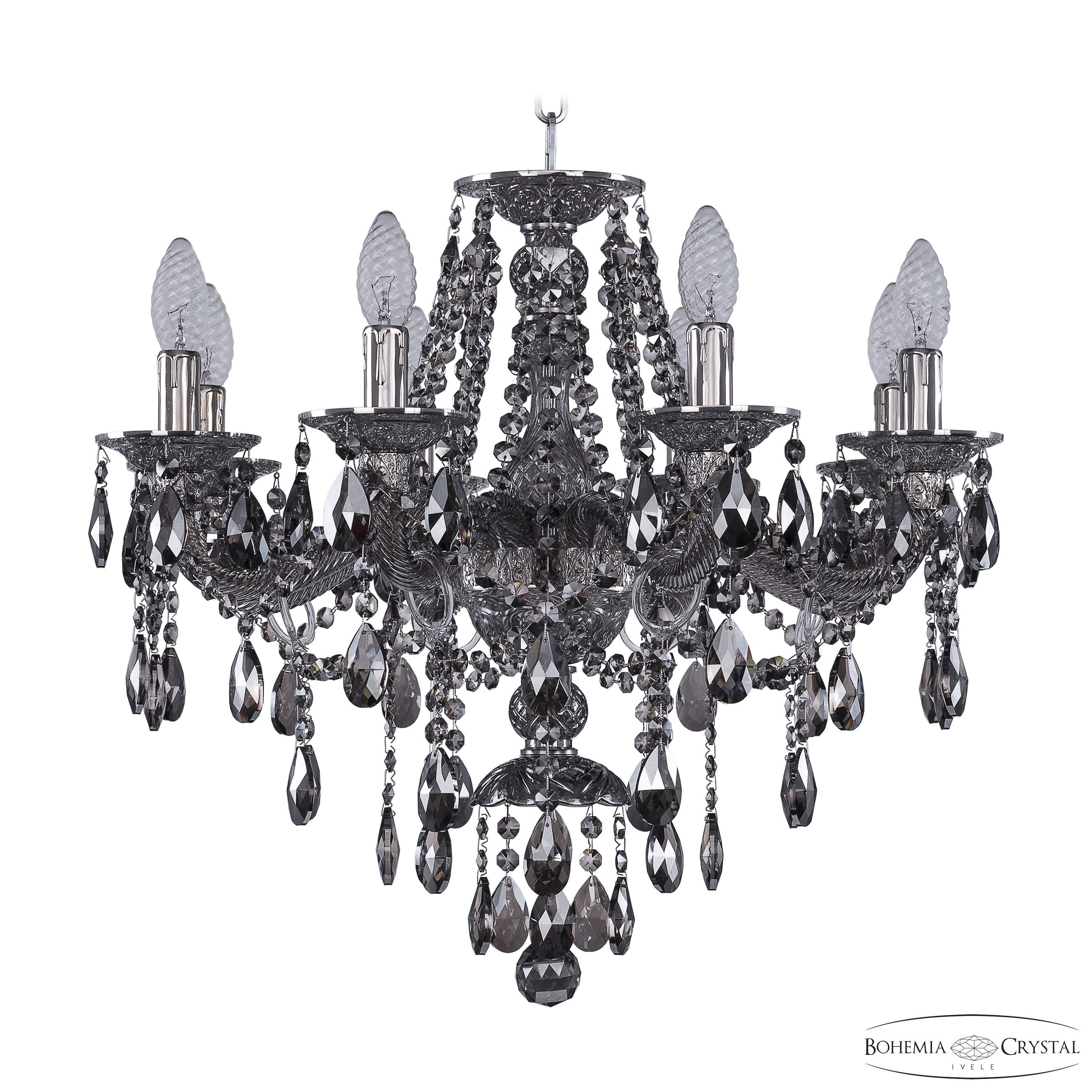 Подвесная хрустальная люстра 1615 Bohemia 16115/8/200 Ni M731