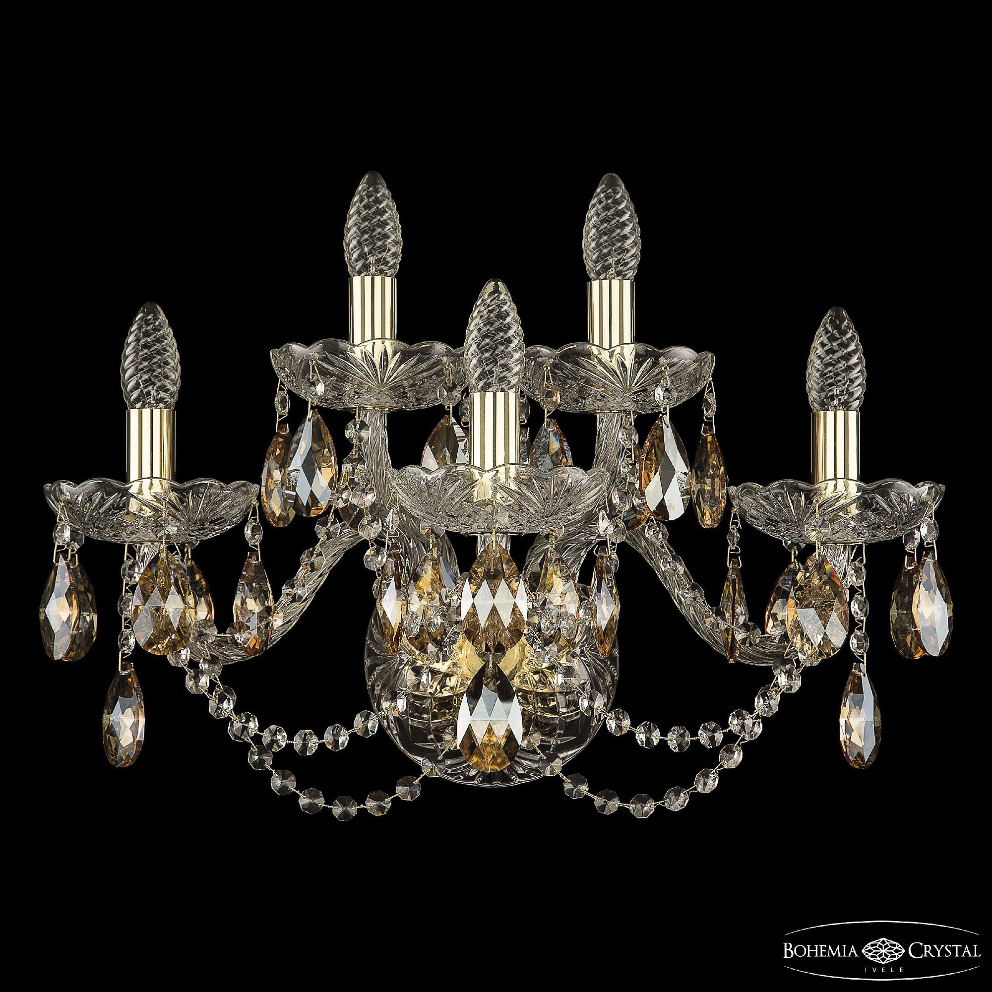 Настенное бра Bohemia 1402 1402B/3+2/195/XL G K721