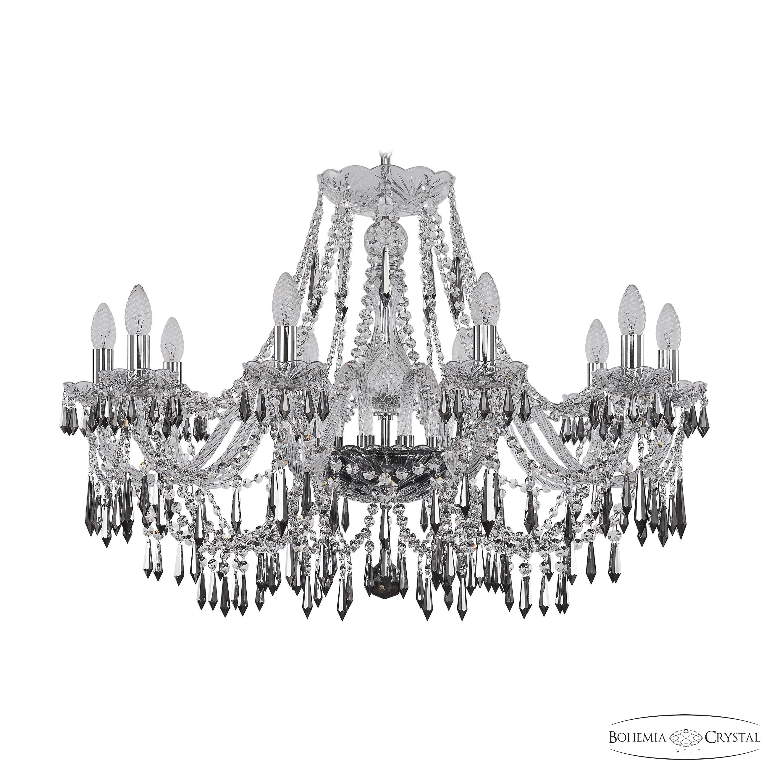 Подвесная хрустальная люстра 1403 Bohemia 1403/10/300 Ni K781