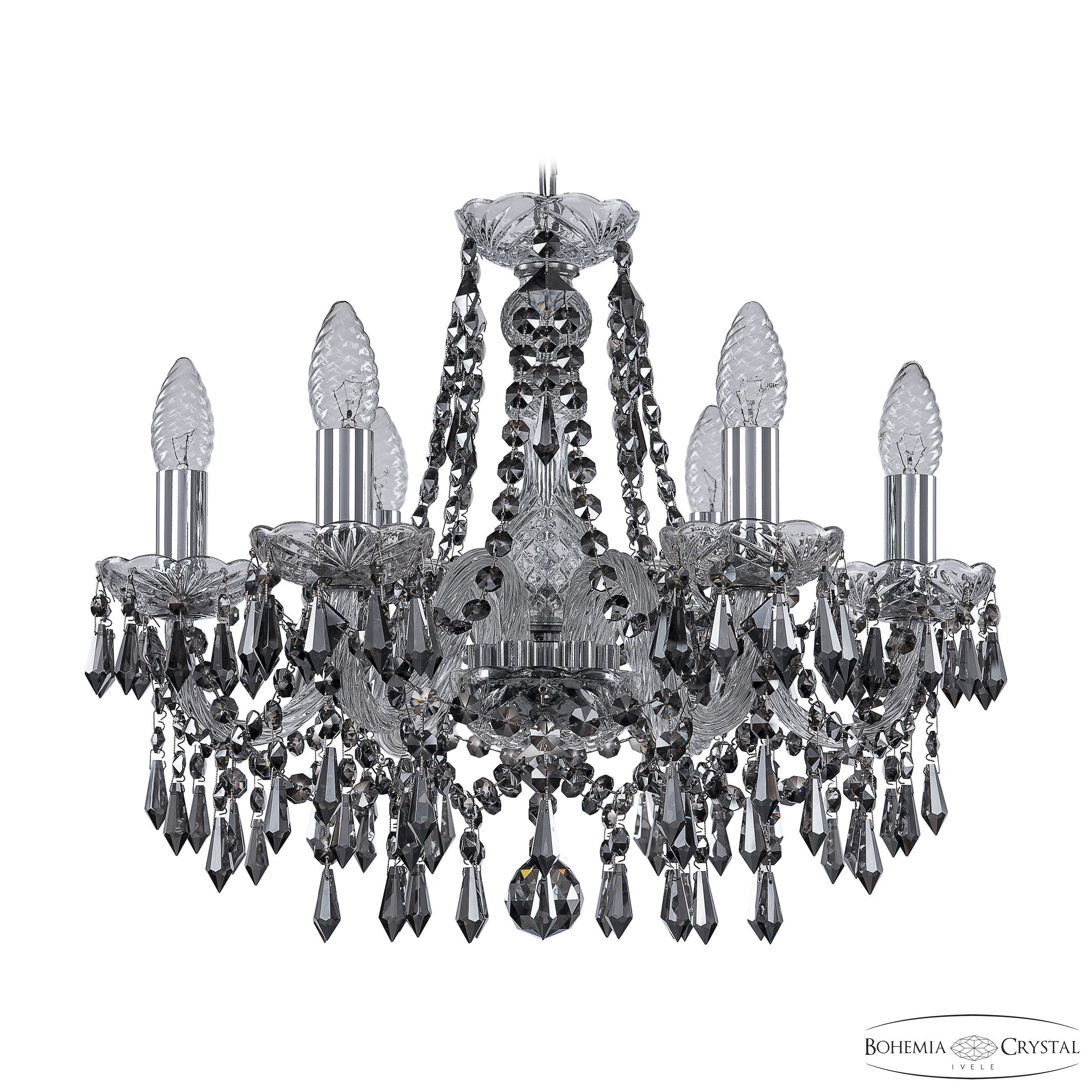 Подвесная хрустальная люстра 1403 Bohemia 1403/6/160 Ni R781