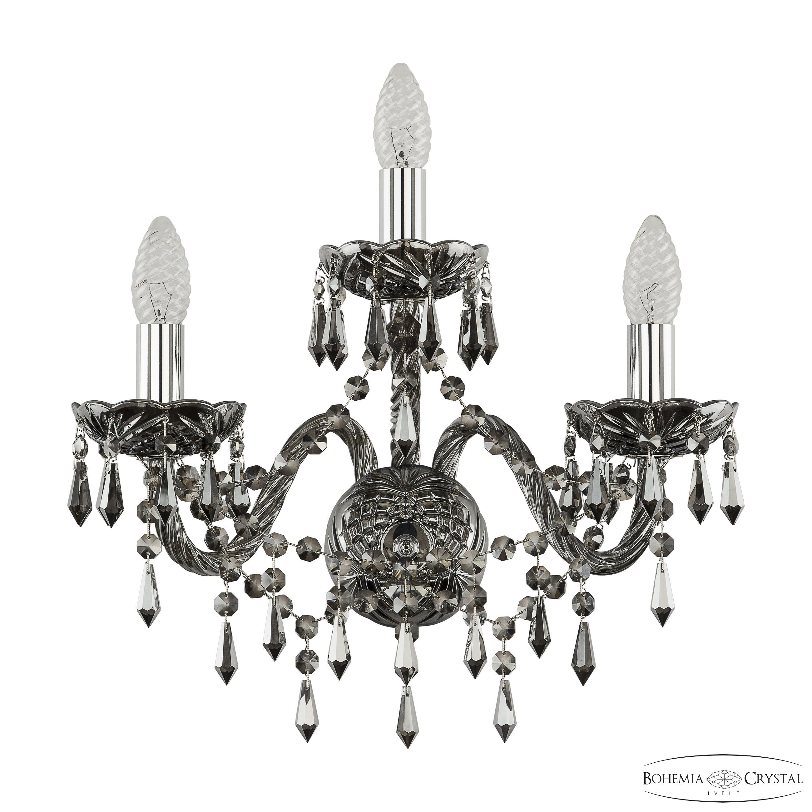 Настенное бра Bohemia 1403 1403B/2+1/160 Ni M781