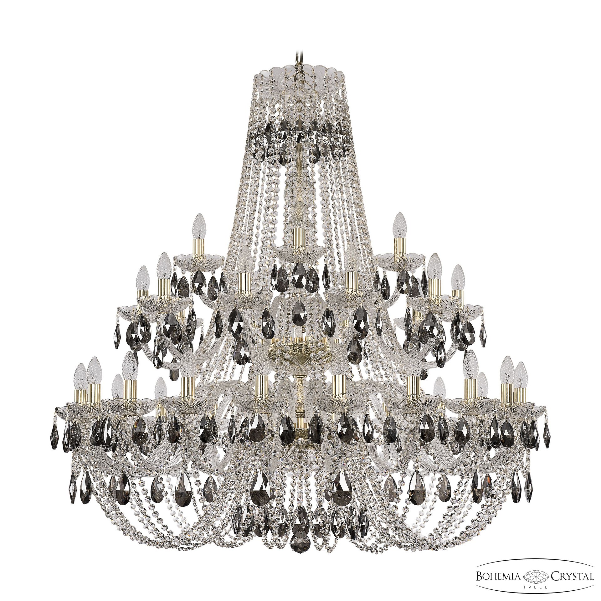 Подвесная хрустальная люстра 1406 Bohemia 1406/20+10+5/400/2d G K731
