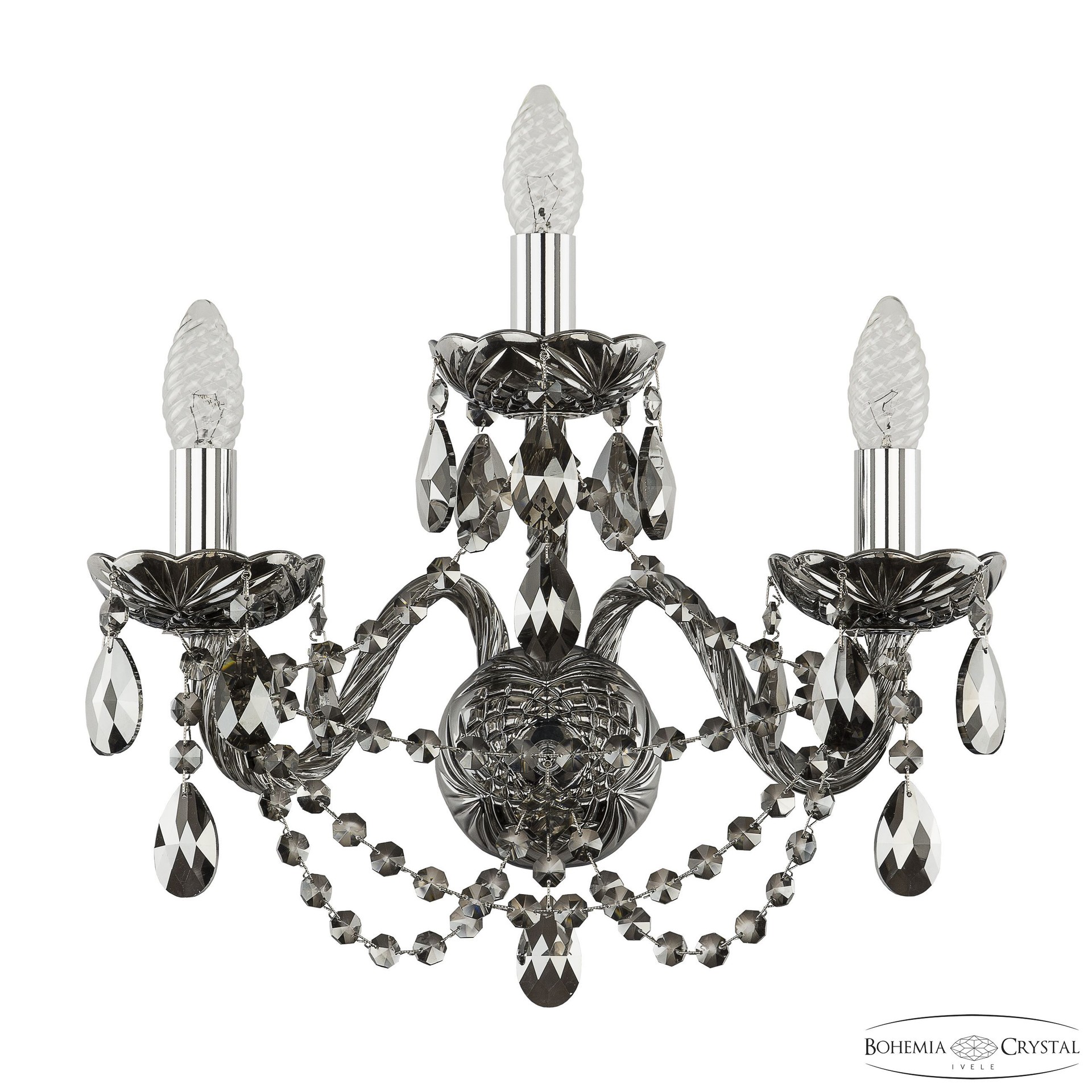 Настенное бра Bohemia 1406 1406B/2+1/160 Ni M781