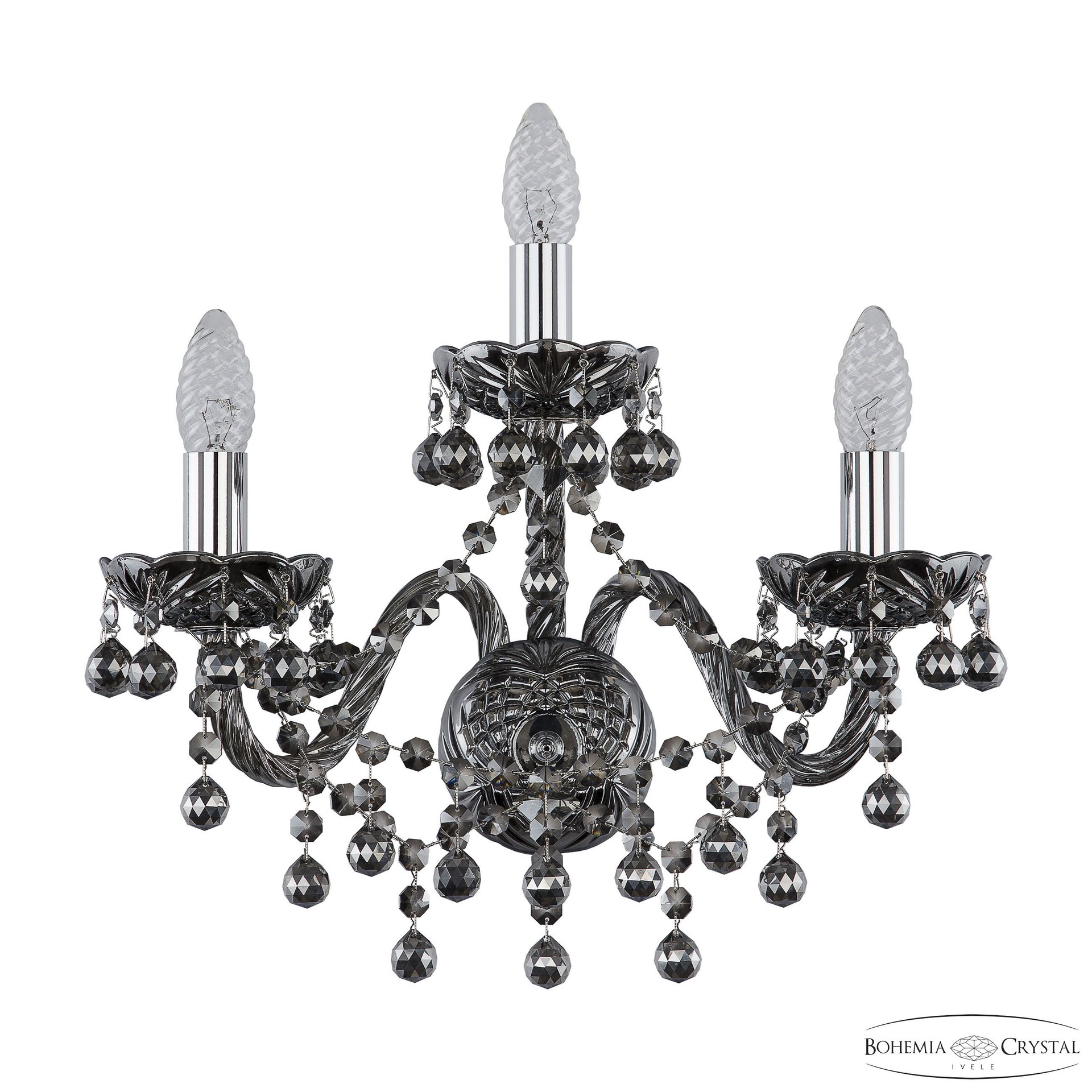 Настенное бра Bohemia 1409 1409B/2+1/160 Ni M781