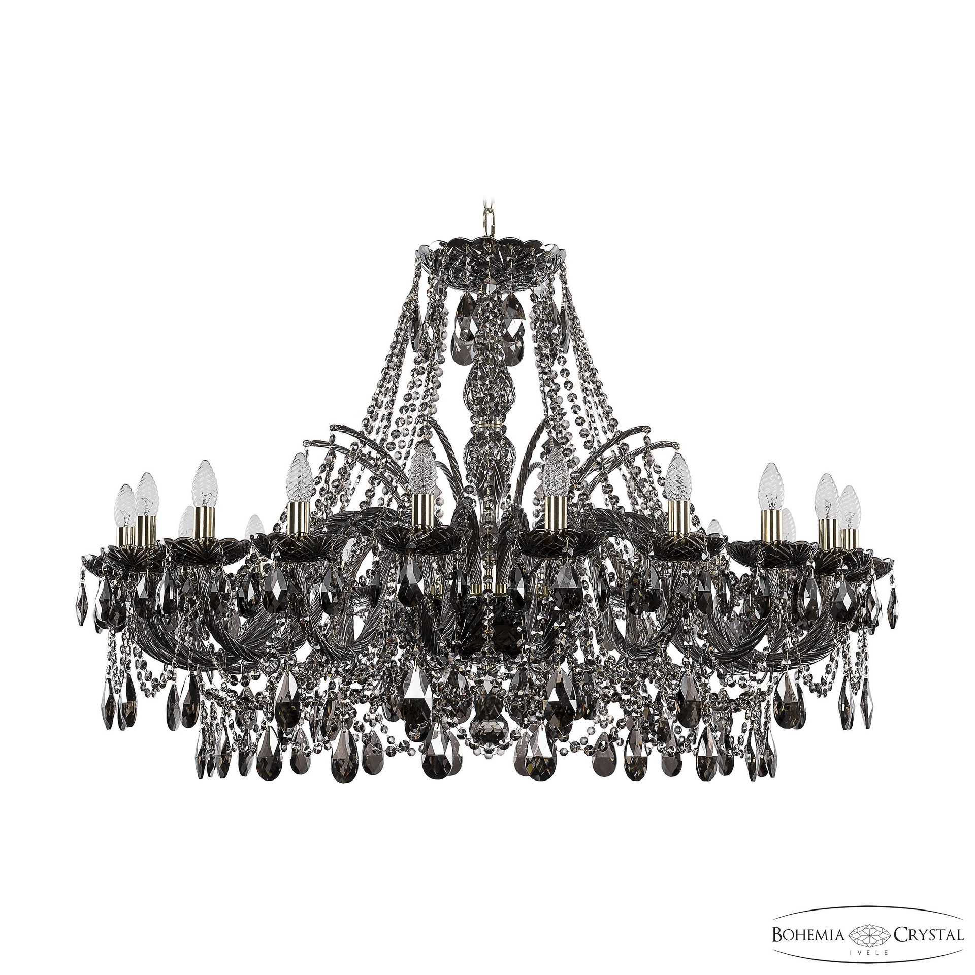 Подвесная хрустальная люстра 1411 Bohemia 1411/20/400 G M731