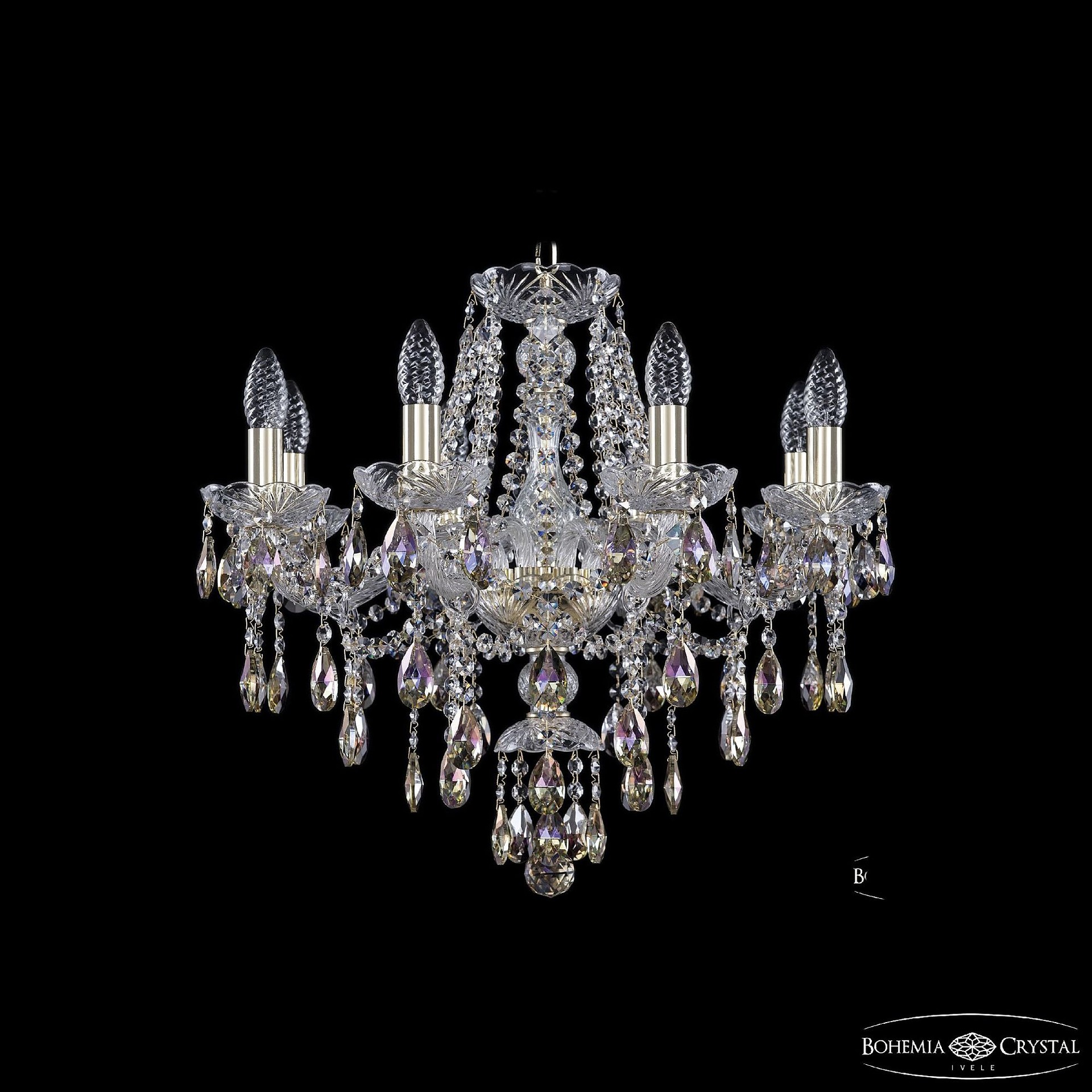 Подвесная хрустальная люстра 1415 Bohemia 1415/8/200 G K801