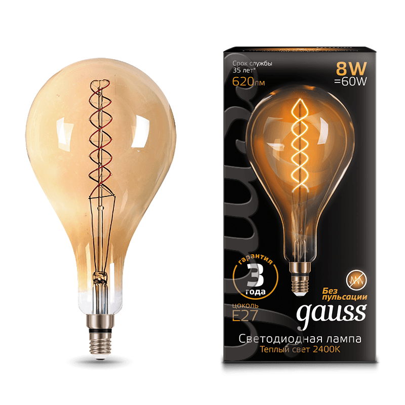 Ретро лампа Gauss 150802008