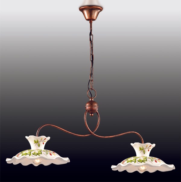 Люстра подвесная с цветочками Amanda 2621/2 Odeon Light