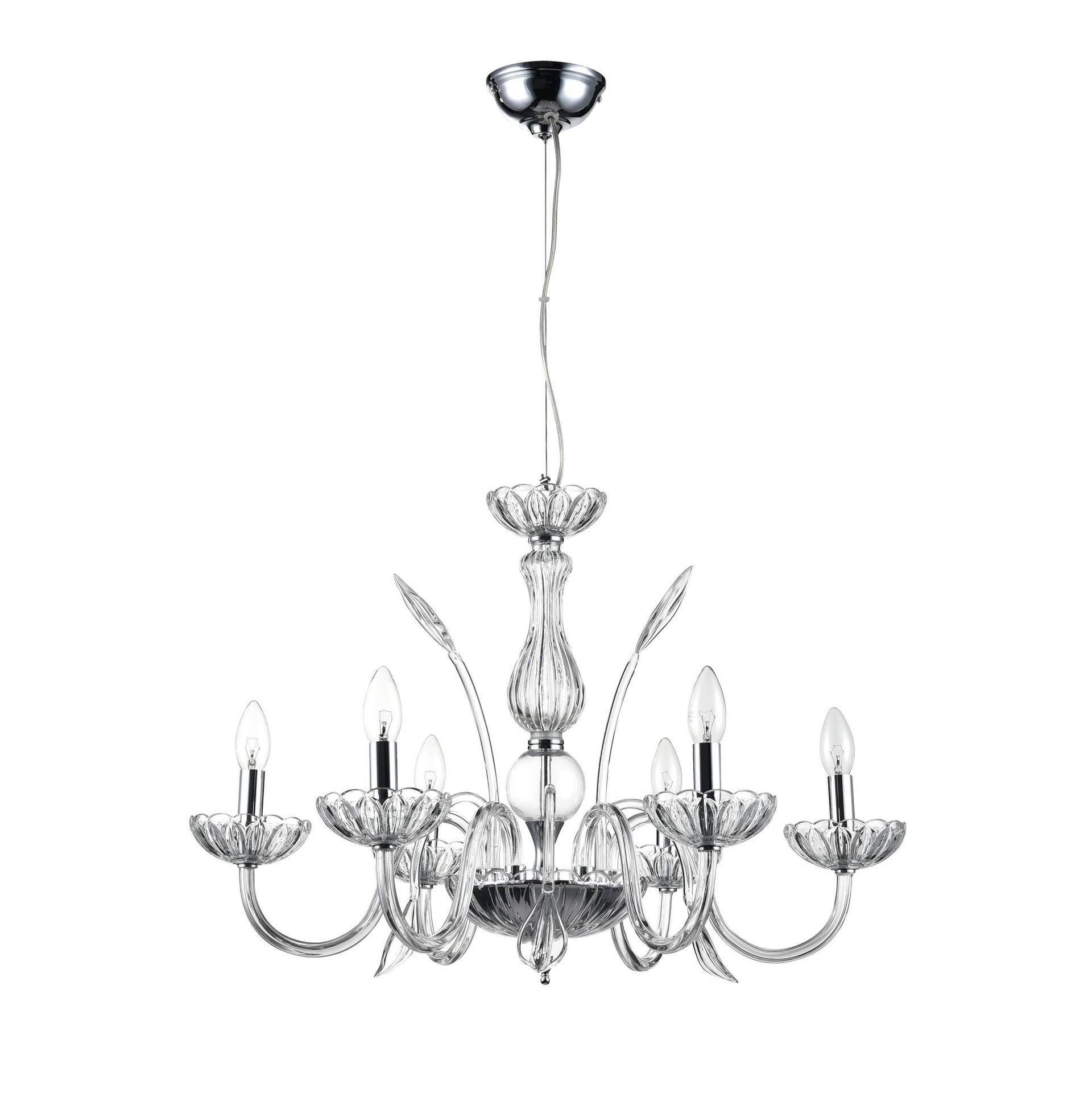 Подвесная люстра Maytoni Luciano DIA587-PL-06-N