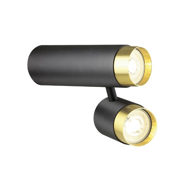 Светильник спот Lumien Hall Sauris LH8020/2C-BK-GD