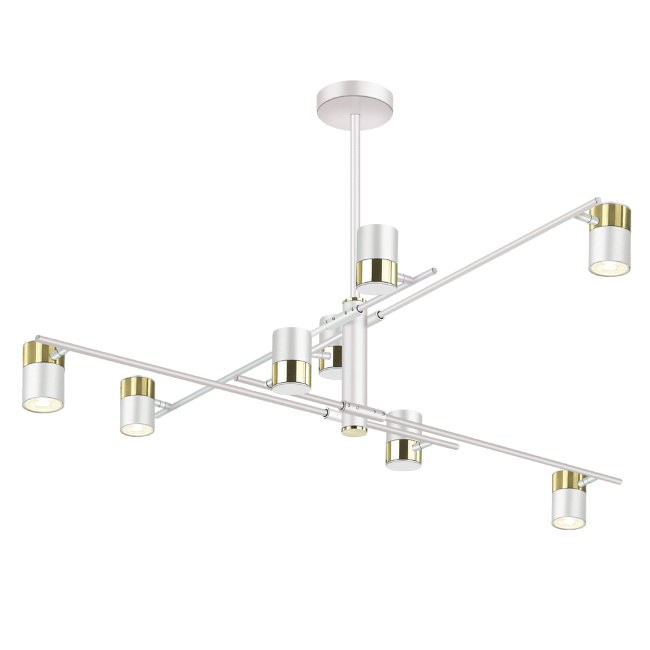 Потолочная люстра Lumien Hall Sauris LH8020/8P-WT-GD