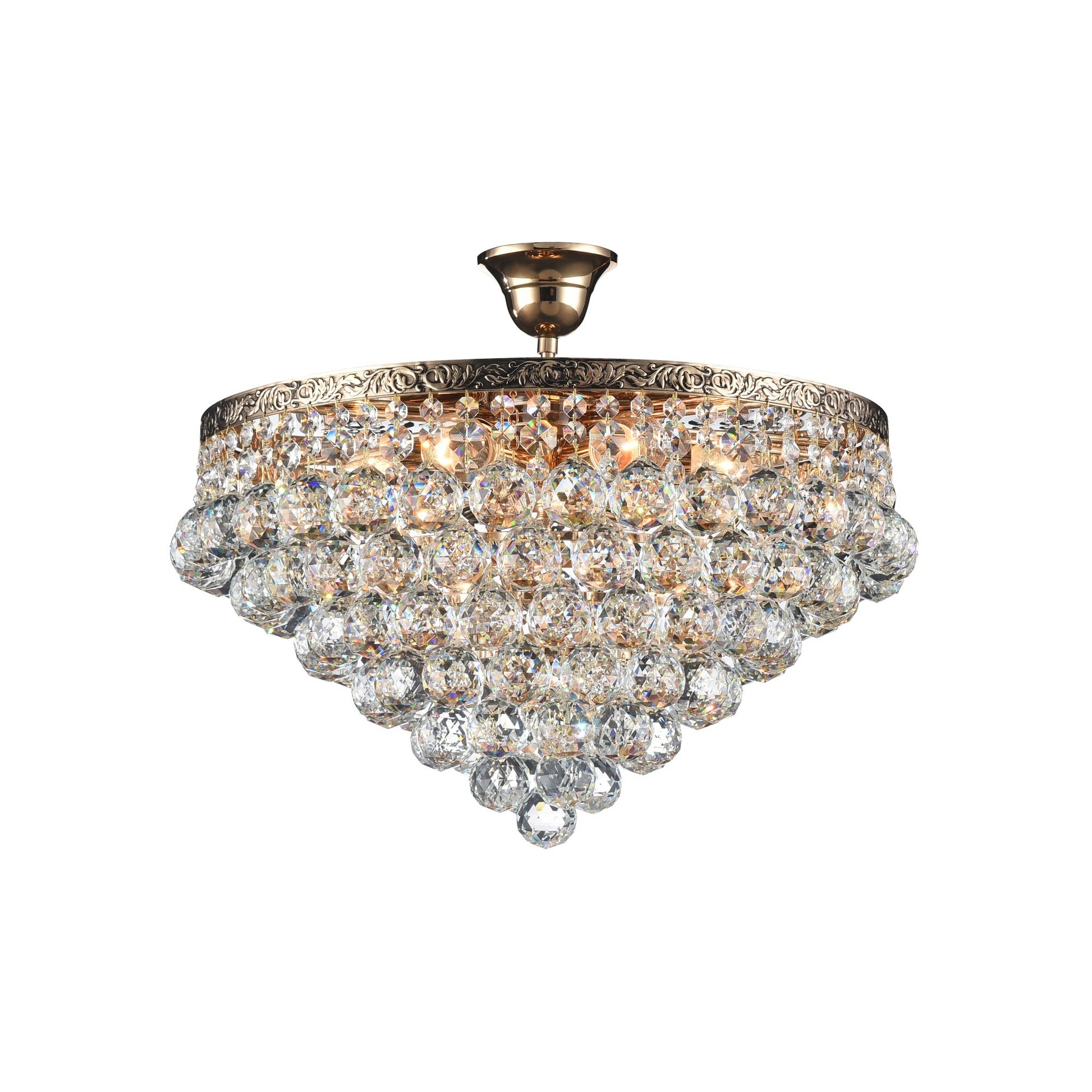 Потолочная хрустальная люстра Maytoni Gala DIA783-CL46-6-G
