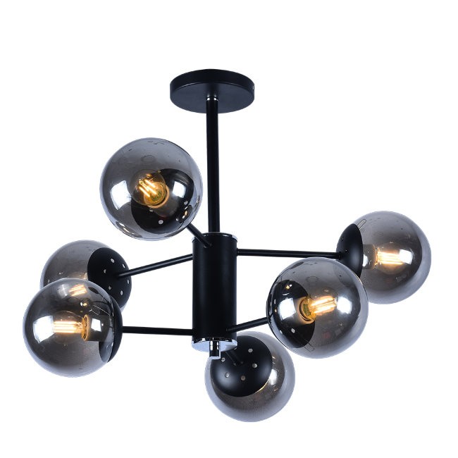 Потолочная люстра Seven Fires Aimee SF3309/6C-MBK-CR