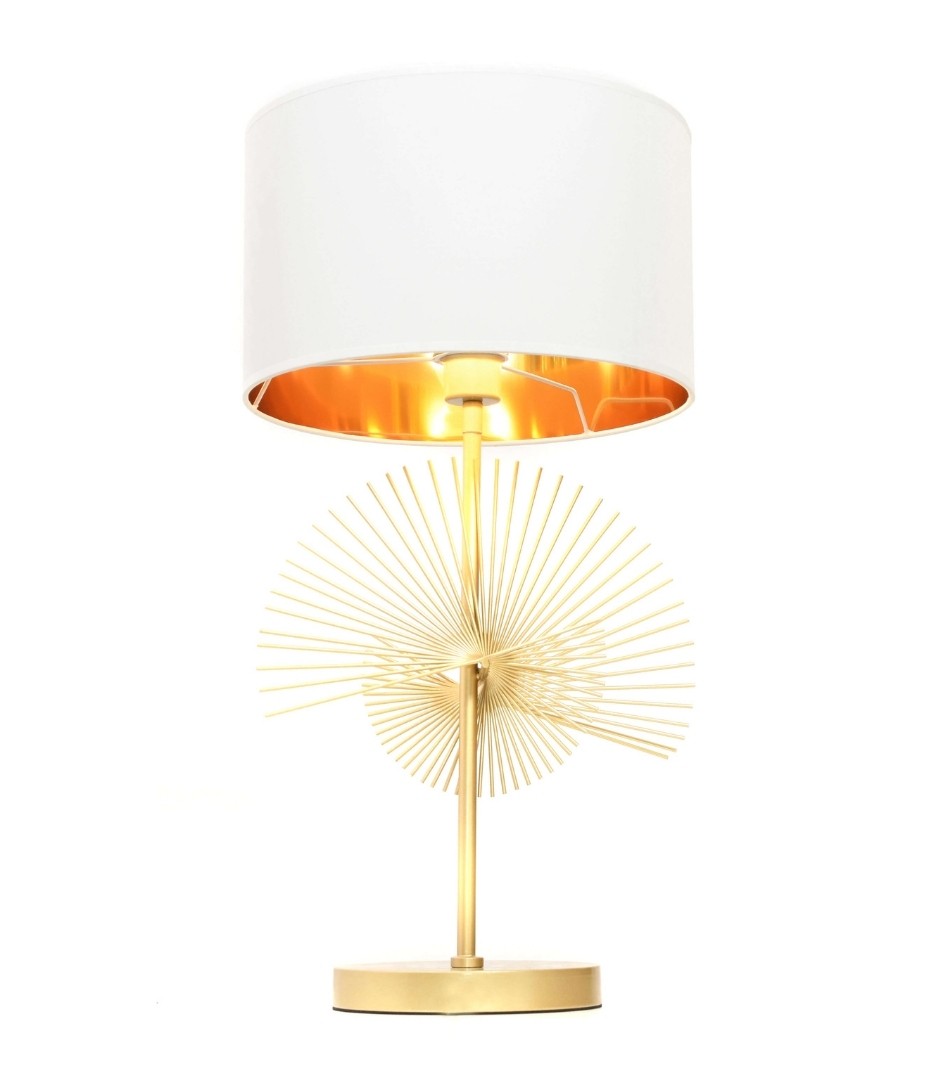 Настольная лампа Lumina Deco Fonti LDT 5534 GD+WT