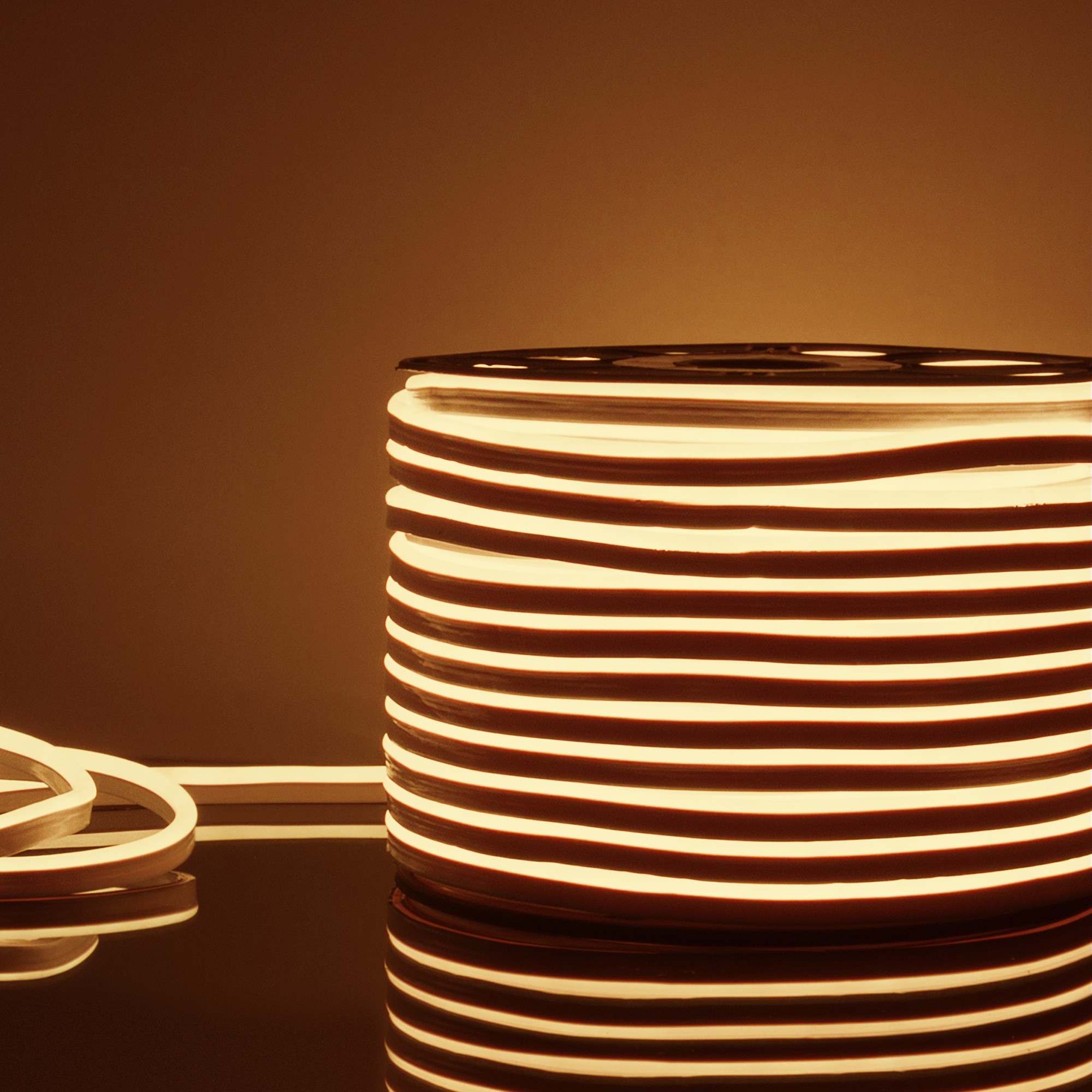 Светодиодный шнур Elektrostandard LS 001 220V 9,6 IP67 Гибкий неон LS001 220V 9.6W 120Led 2835 IP67 3300K односторонний теплый белый, 50 м a052995