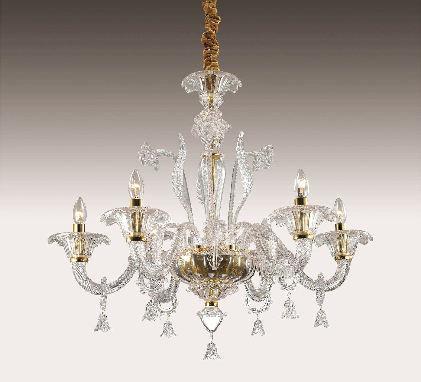 Подвесная хрустальная люстра Dita Odeon Light 2795/6