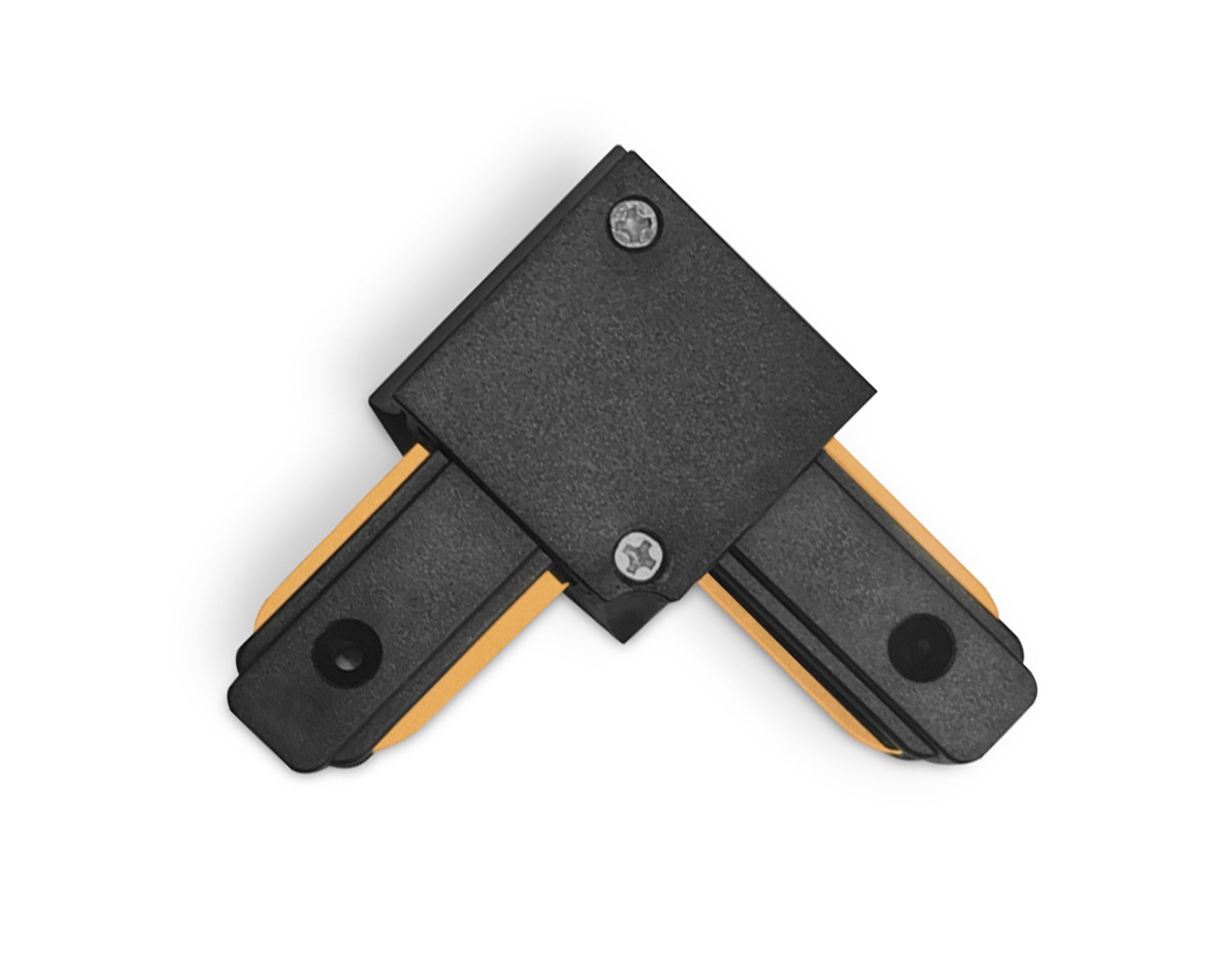 Коннектор угловой однофазный для соединения трековых шинопроводов Ambrella Track System GL7071