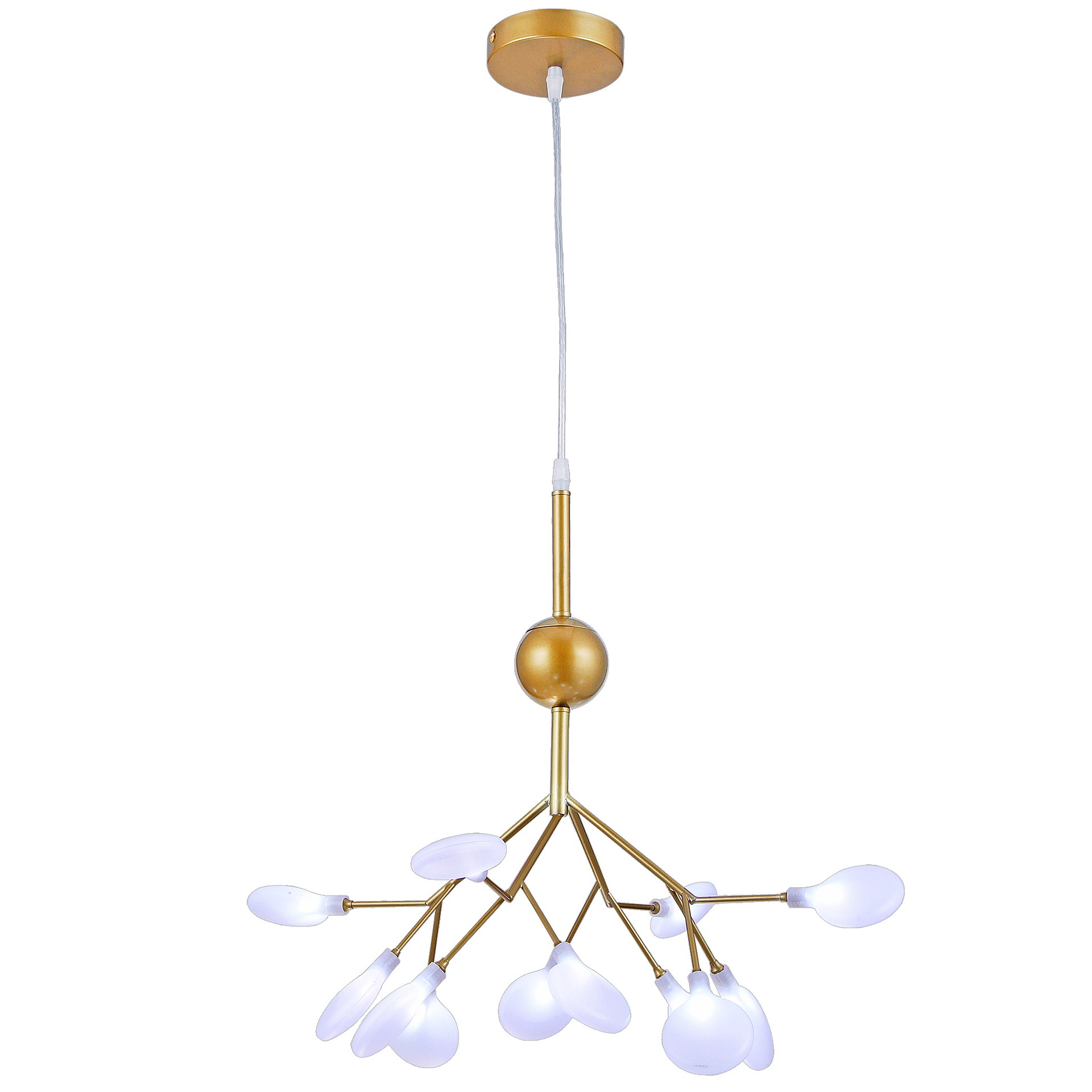 Подвесная люстра Natali Kovaltseva Grace GRACE 75124/8С GOLD SATIN