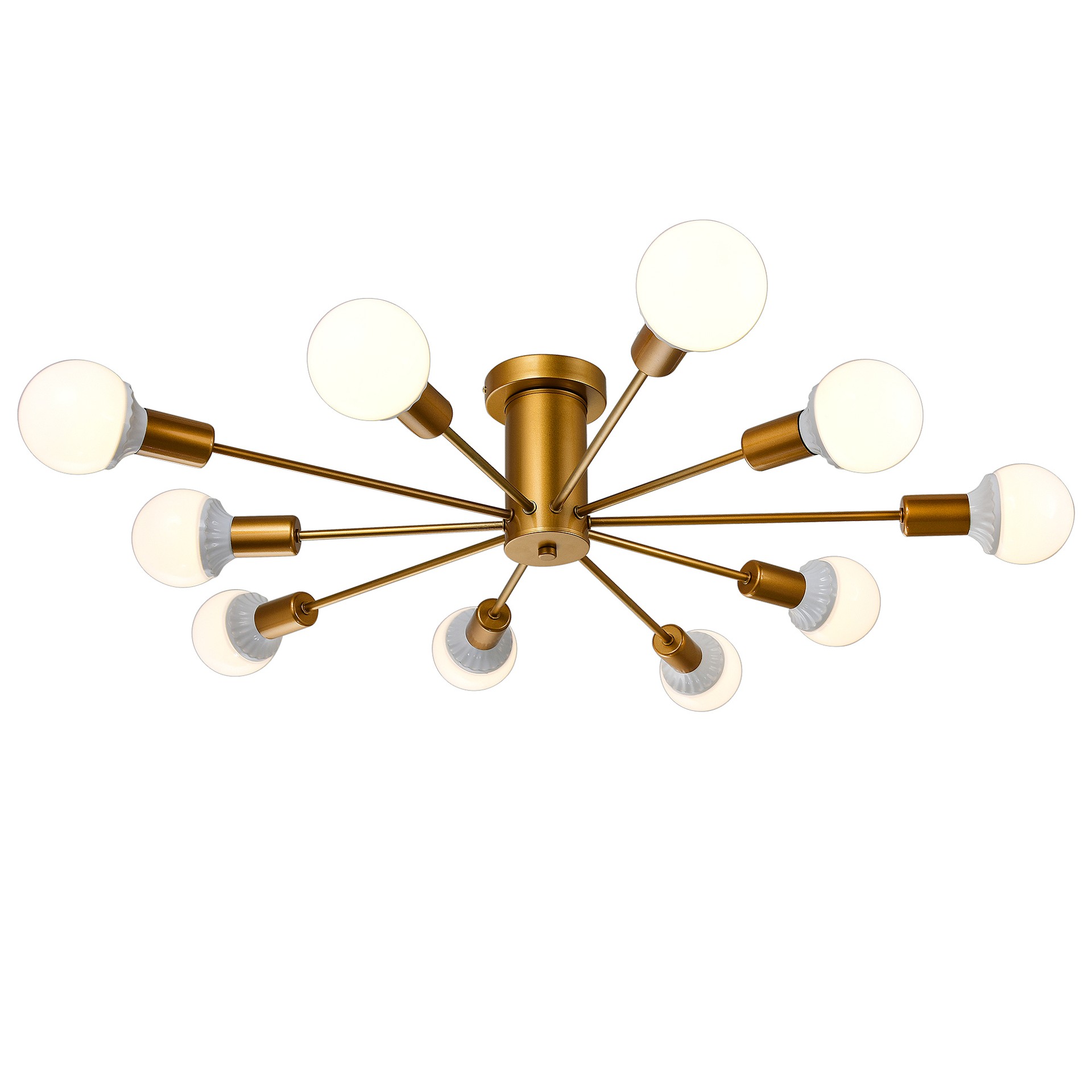 Потолочная люстра Natali Kovaltseva Loft LOFT 79014/10С GOLD