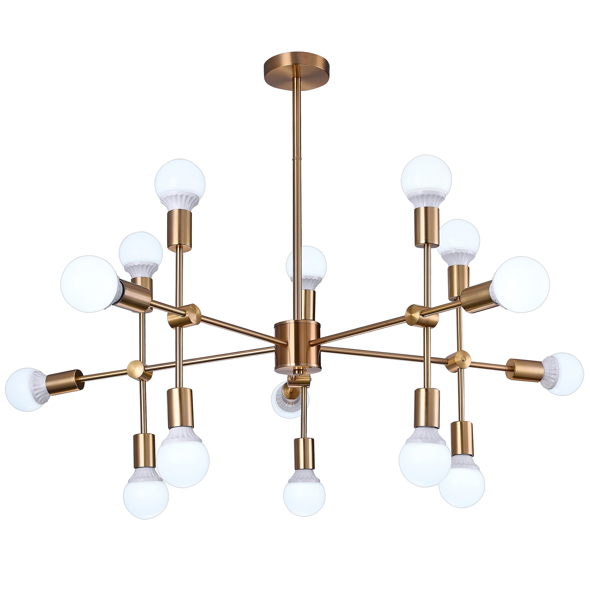 Люстра на штанге Natali Kovaltseva Loft Lux LOFT LUX 75130/12C GOLD