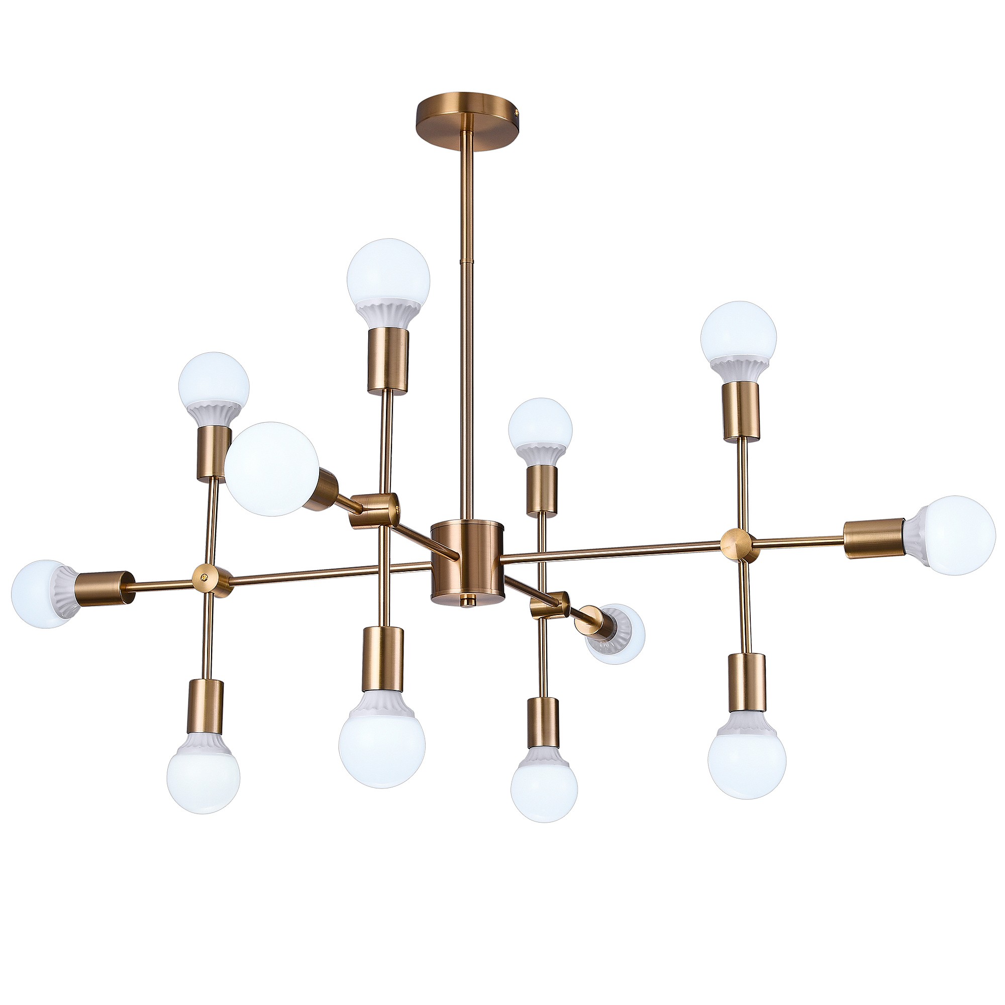 Люстра на штанге Natali Kovaltseva Loft Lux LOFT LUX 75130/8C GOLD