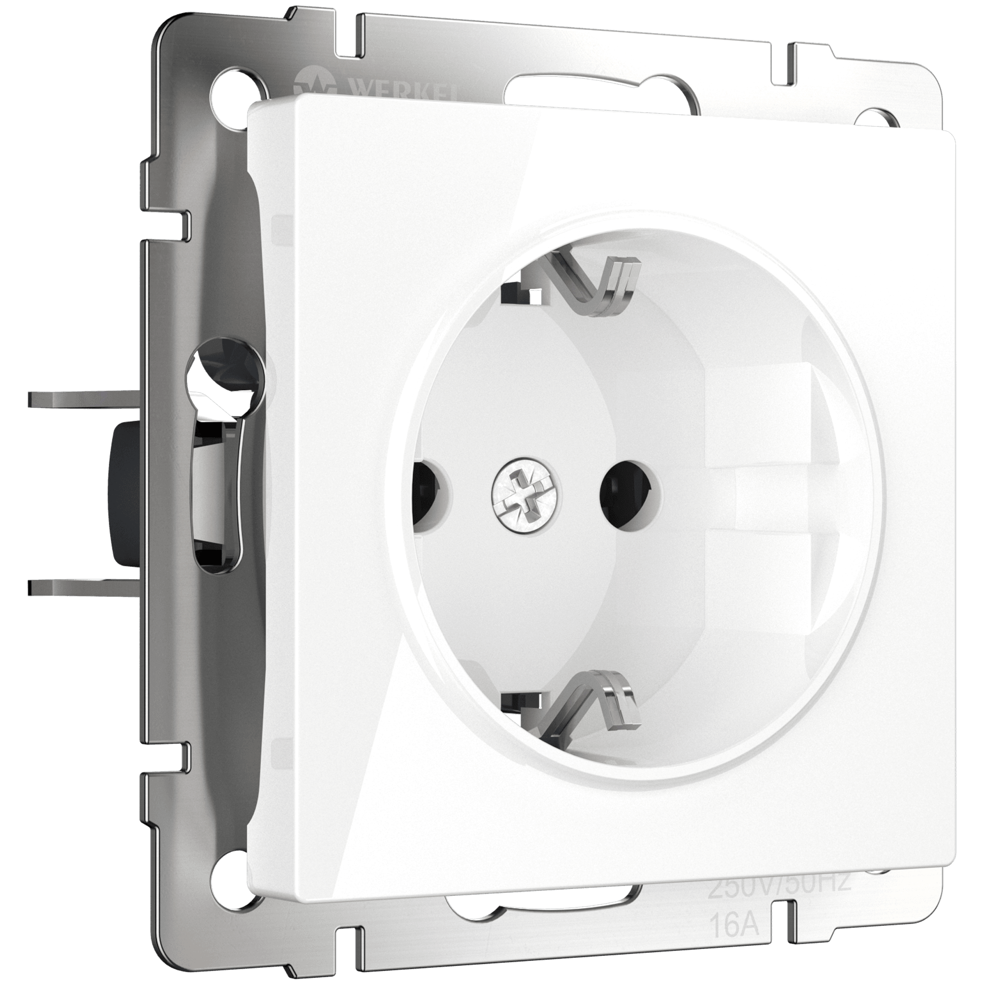 Розетка Werkel W1171001/ Розетка с заземлением (белый)