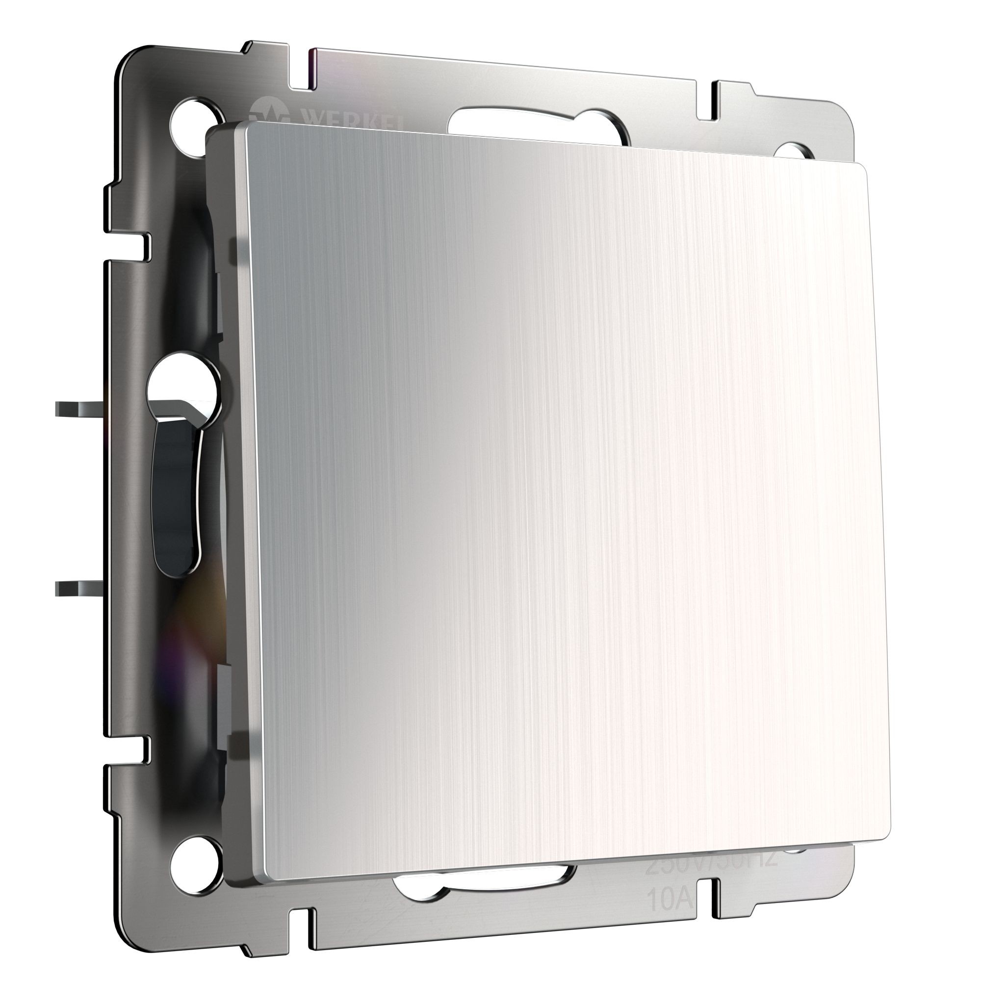 Выключатель Werkel W1110002/ Выключатель одноклавишный (глянцевый никель)