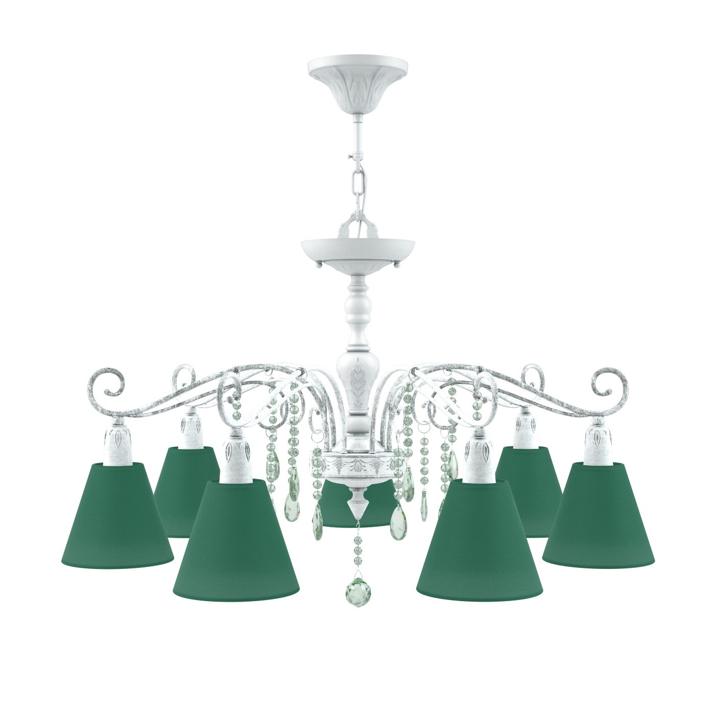 Подвесная люстра Maytoni Provence E4-07-WM-LMP-O-29-CRL-E4-07-GR-DN