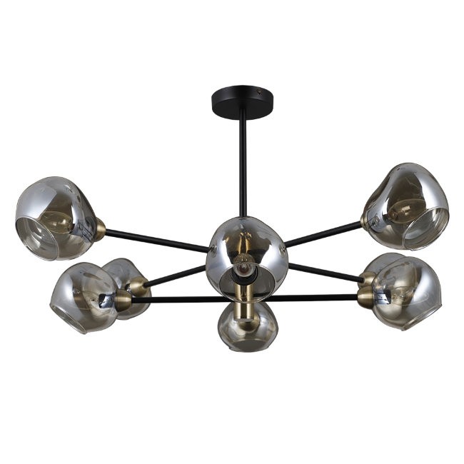 Потолочная люстра Seven Fires Borno SF4003/8C-BK-AB