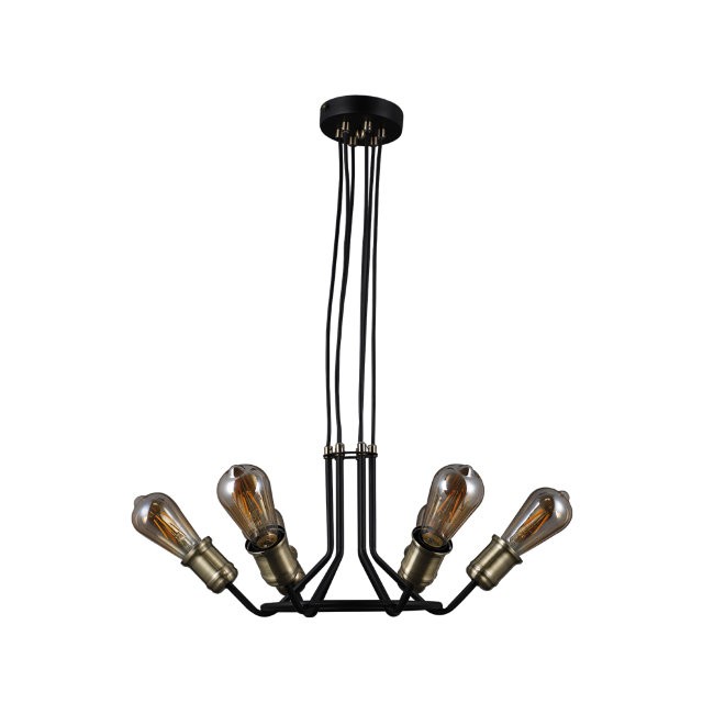 Подвесная люстра Seven Fires Lajnate SF4013/6P-BK-AB