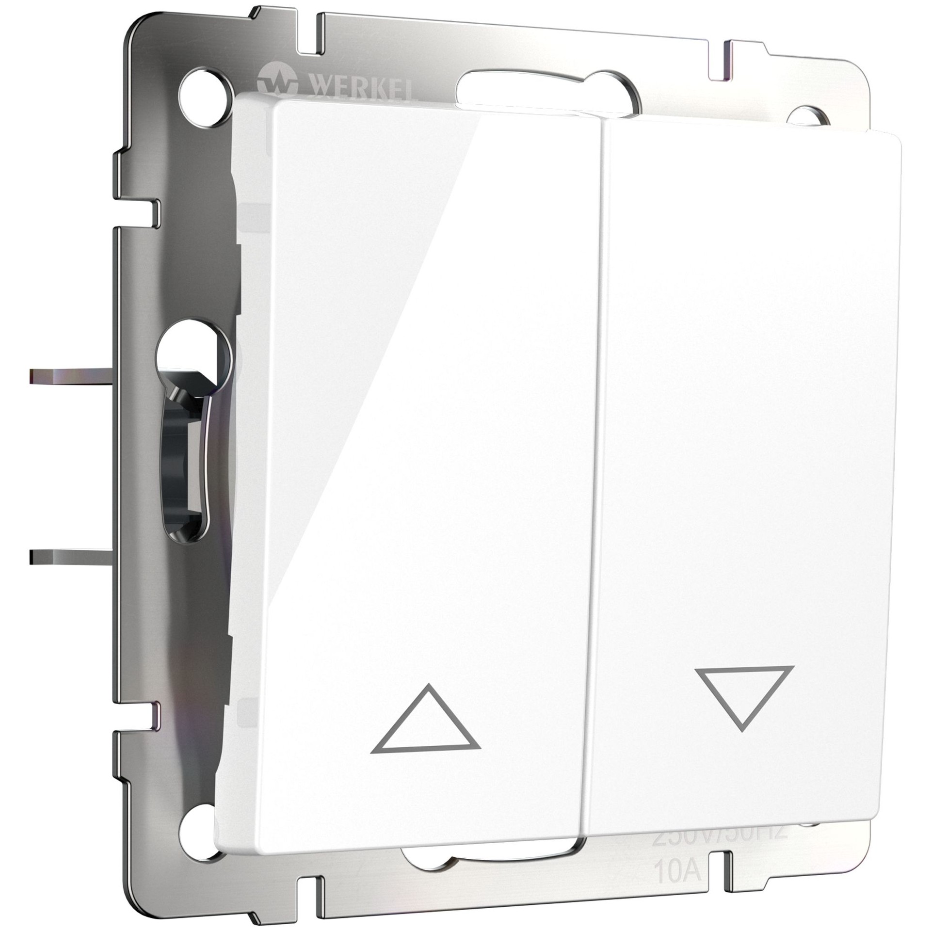 Выключатель Werkel W1124501/ Выключатель жалюзи (белый)