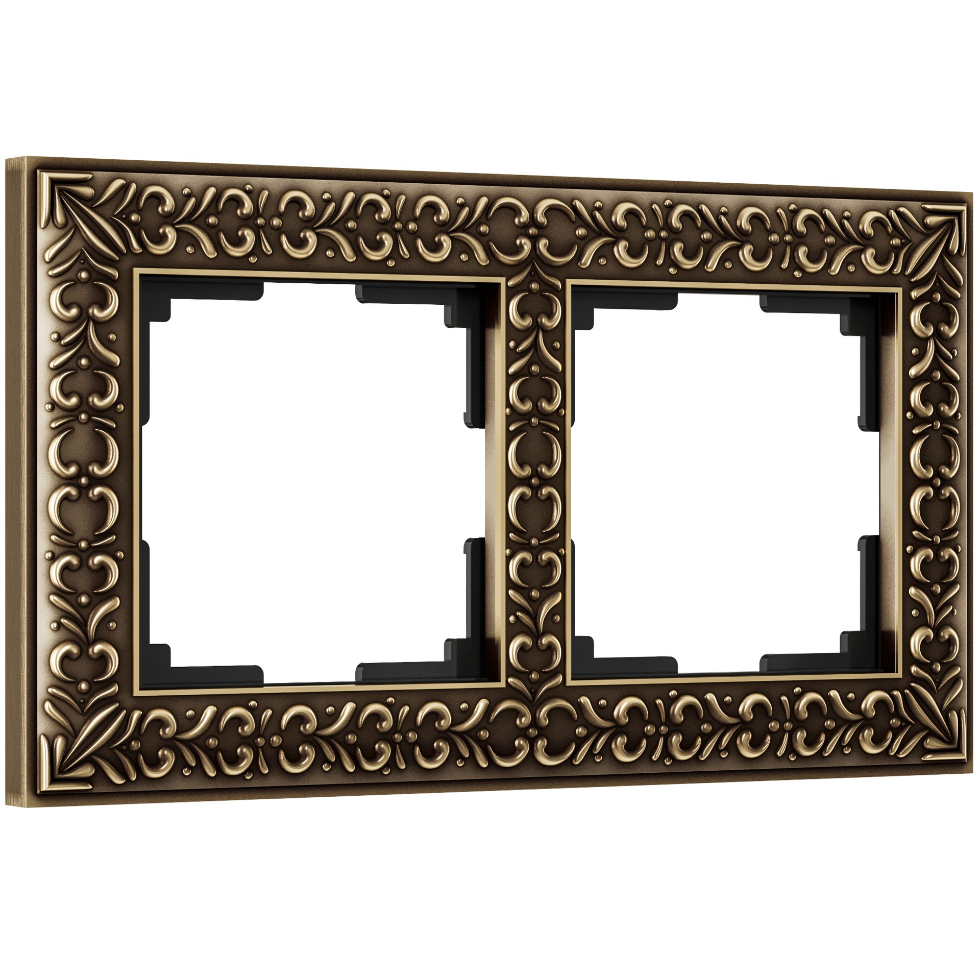 Рамка Werkel W0021512/ Рамка на 2 поста Antik (бронза)