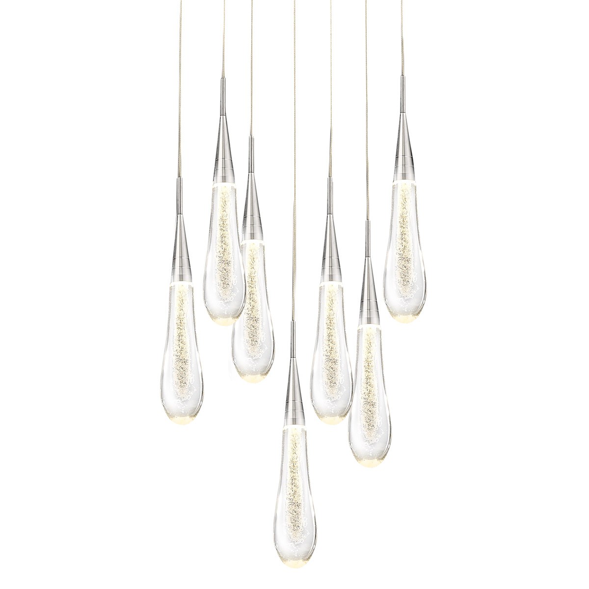 Светильник подвесной Delight Collection Pour P98036-7 silver