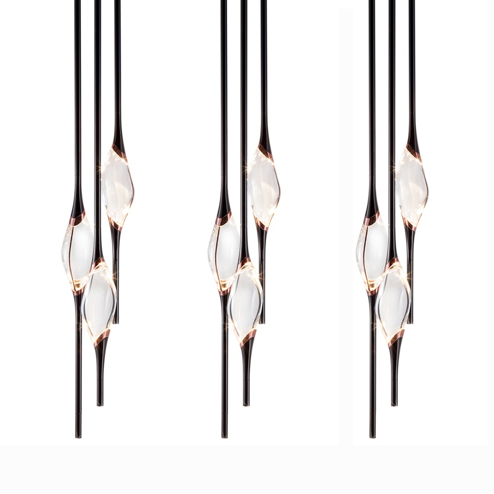 Светильник подвесной Delight Collection Pezzo OM82113-9 pearl black