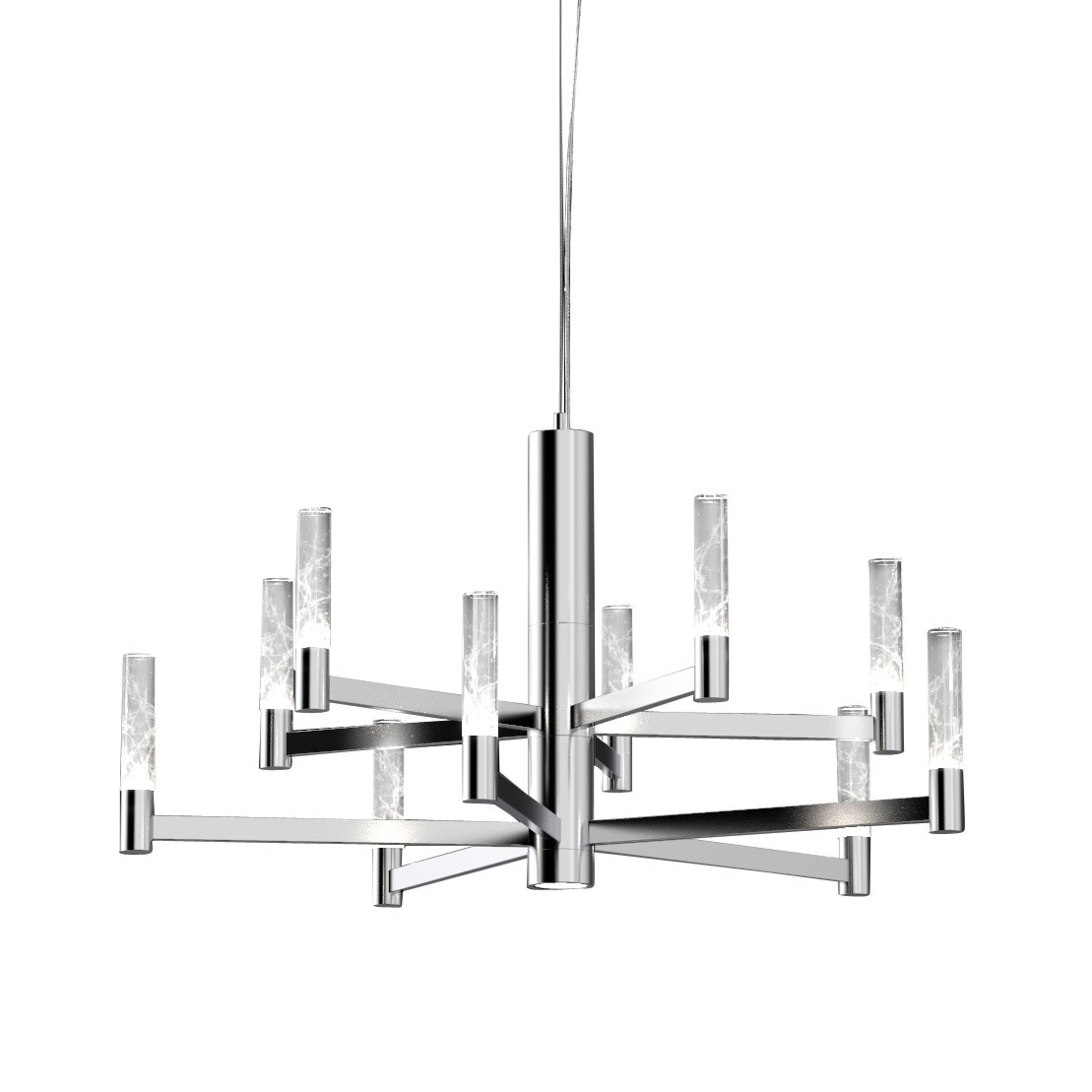 Подвесная люстра Delight Collection MD2051 MD2051-10A chrome