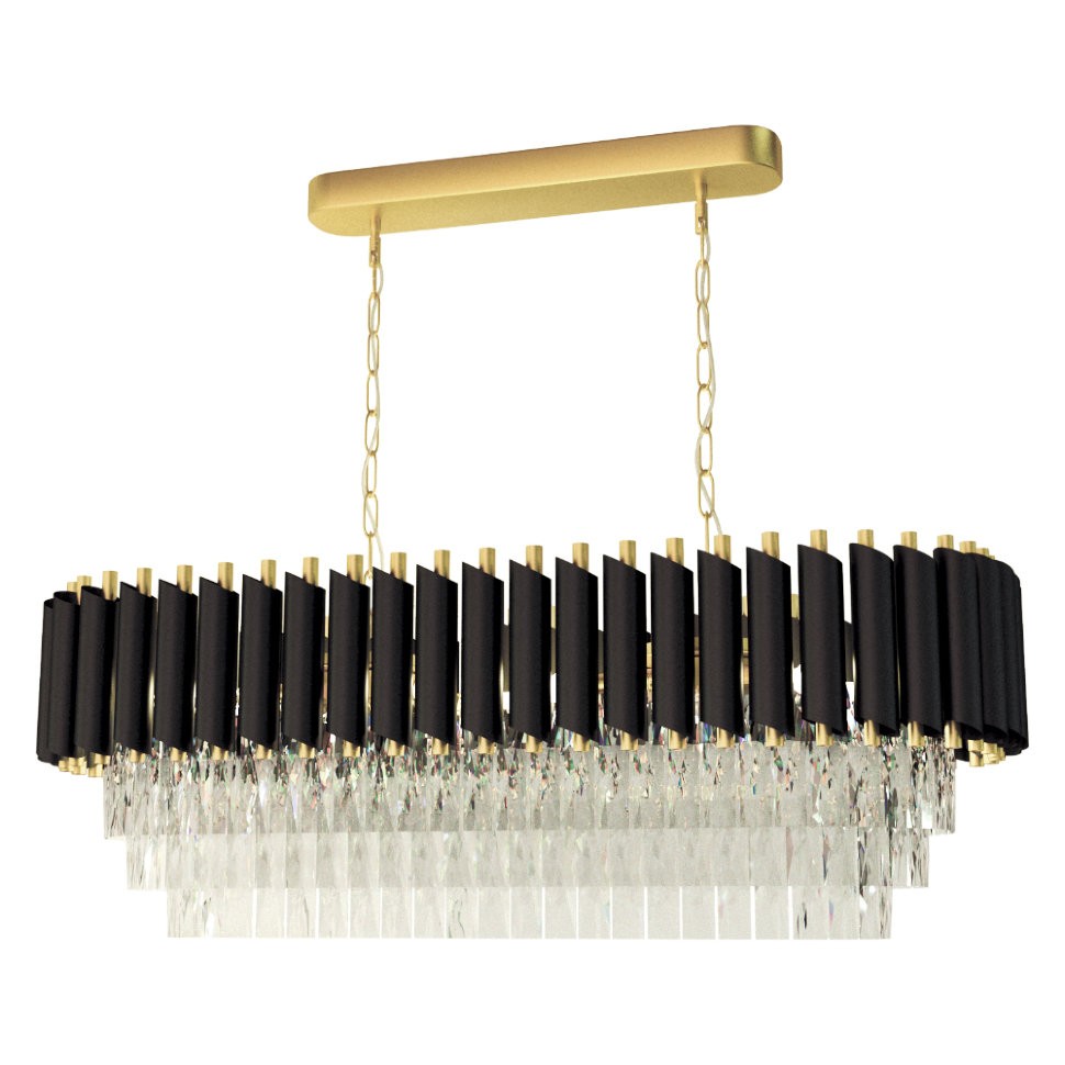 Подвесная люстра Seven Fires Juliet SF0001/8PO-MGD-BK