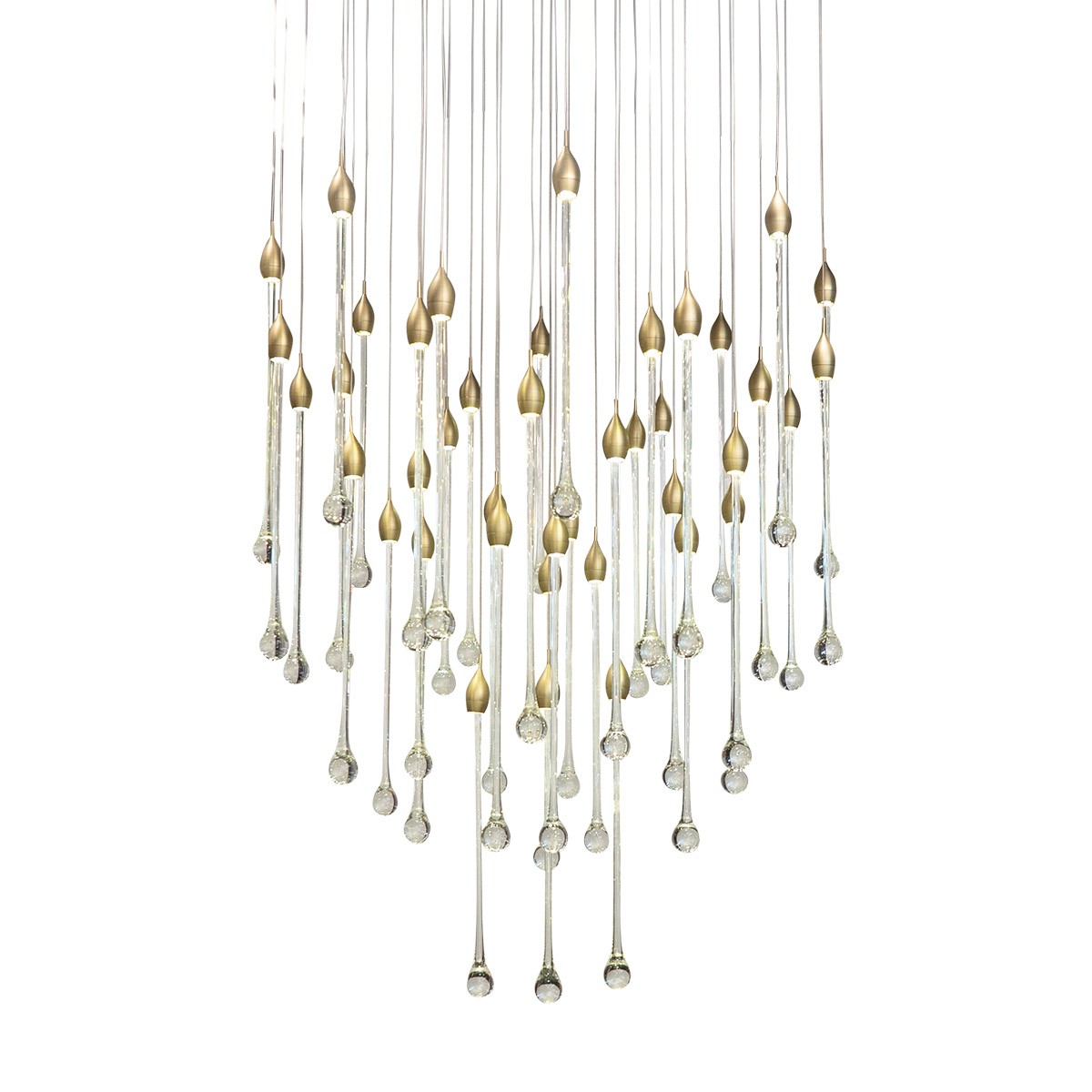 Люстра каскадная Delight Collection P98028 P98028M-41 brass