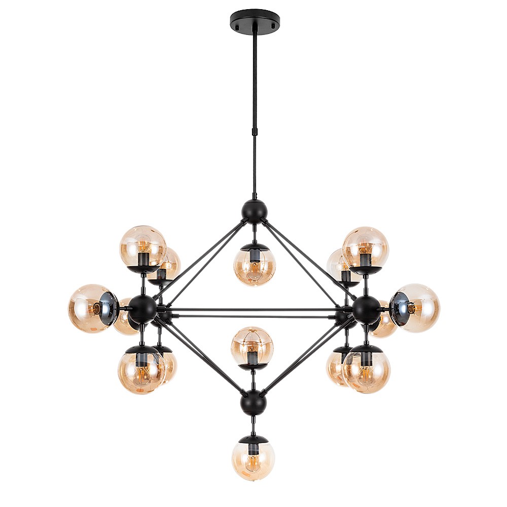 Люстра на штанге Arte Lamp Bolla A1664SP-15BK