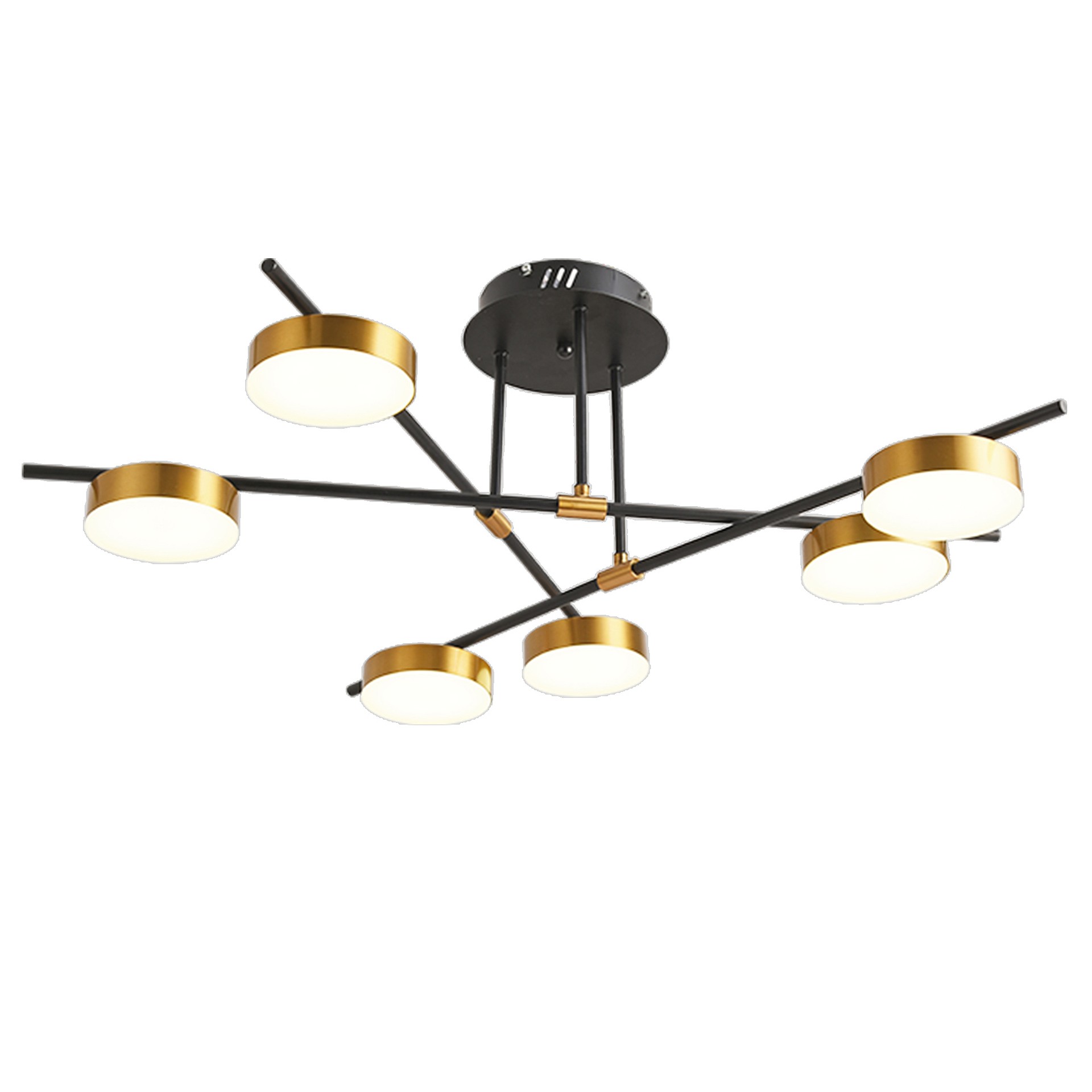 Потолочная люстра Natali Kovaltseva Loft Led LED LAMPS 81101/6C GOLD BLACK