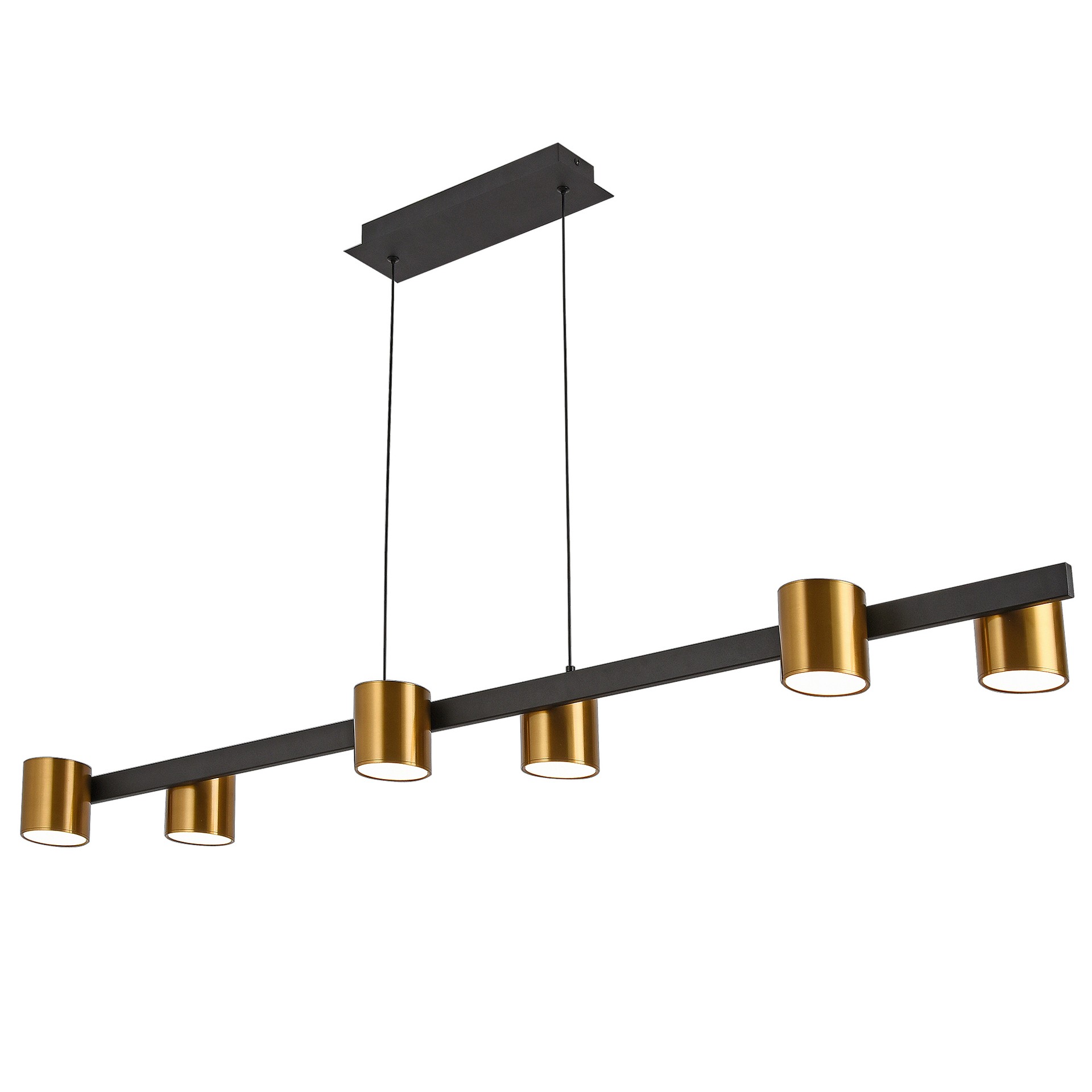 Подвесная люстра Natali Kovaltseva Loft Led LED LAMPS 81129/6C BRASS BLACK