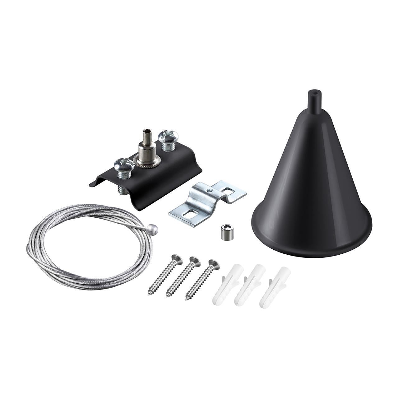 Подвесной комплект с 2-х метровым тросом для однофазного двухжильного шинопровода Novotech Port 135152