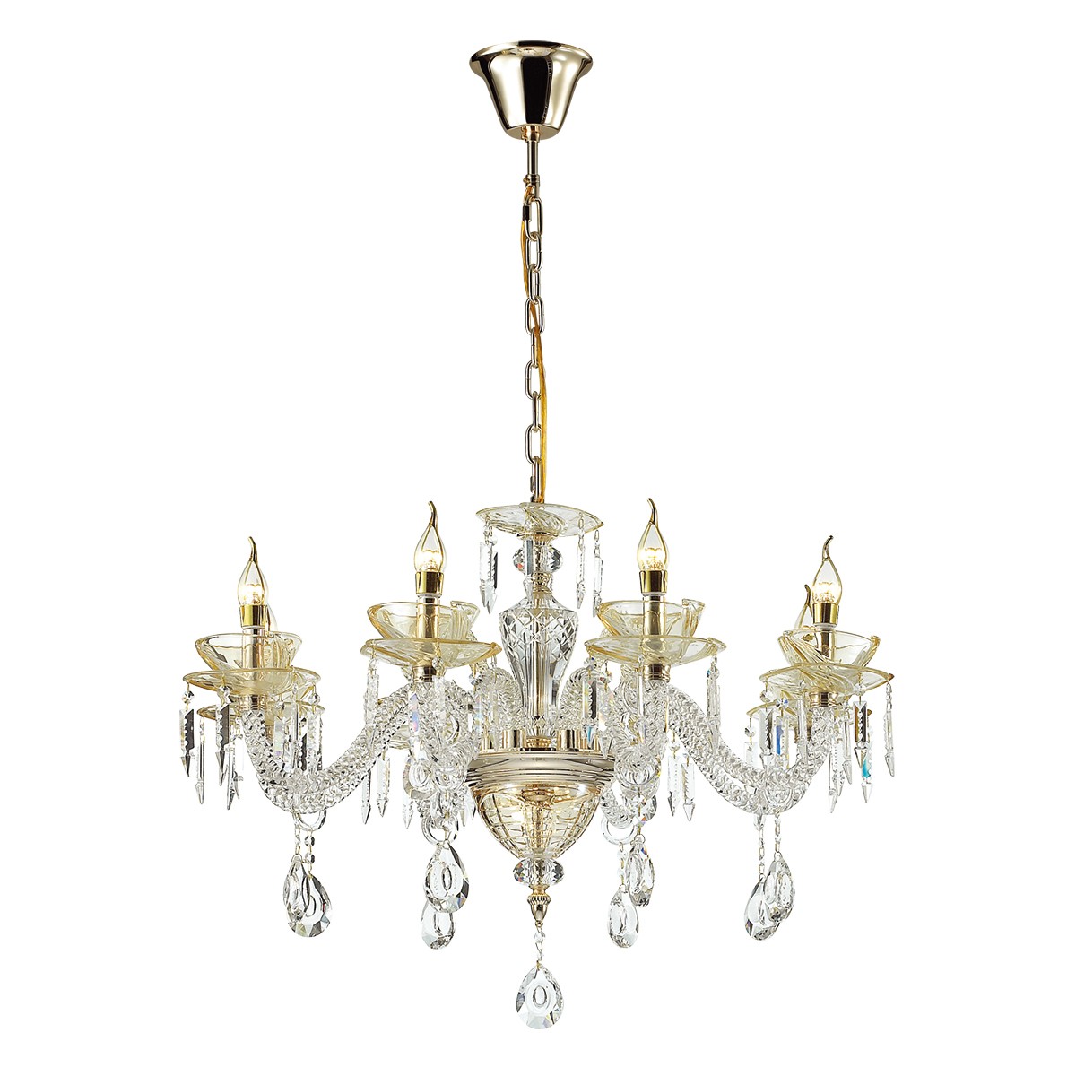 Подвесная хрустальная люстра Telma Odeon Light 4005/6