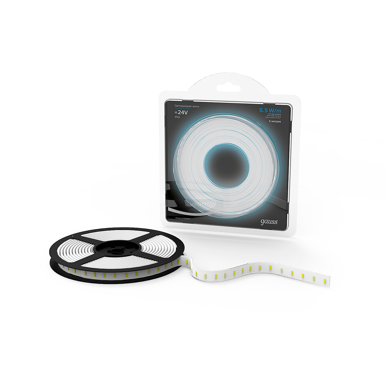 LED лента Gauss Black 2835 311000265