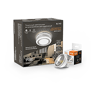 Встраиваемый светильник Gauss Backlight BL143P