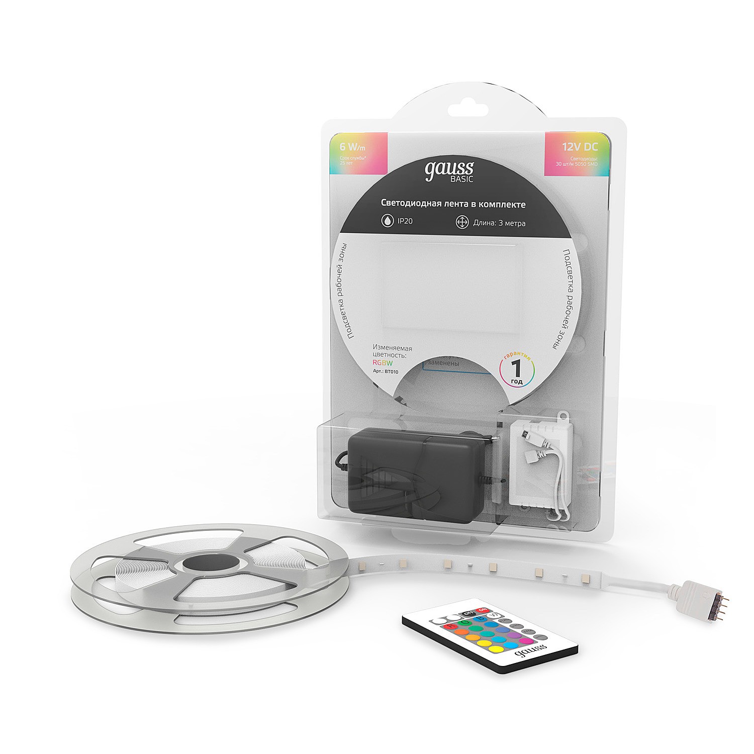 LED лента Gauss Basic BT010