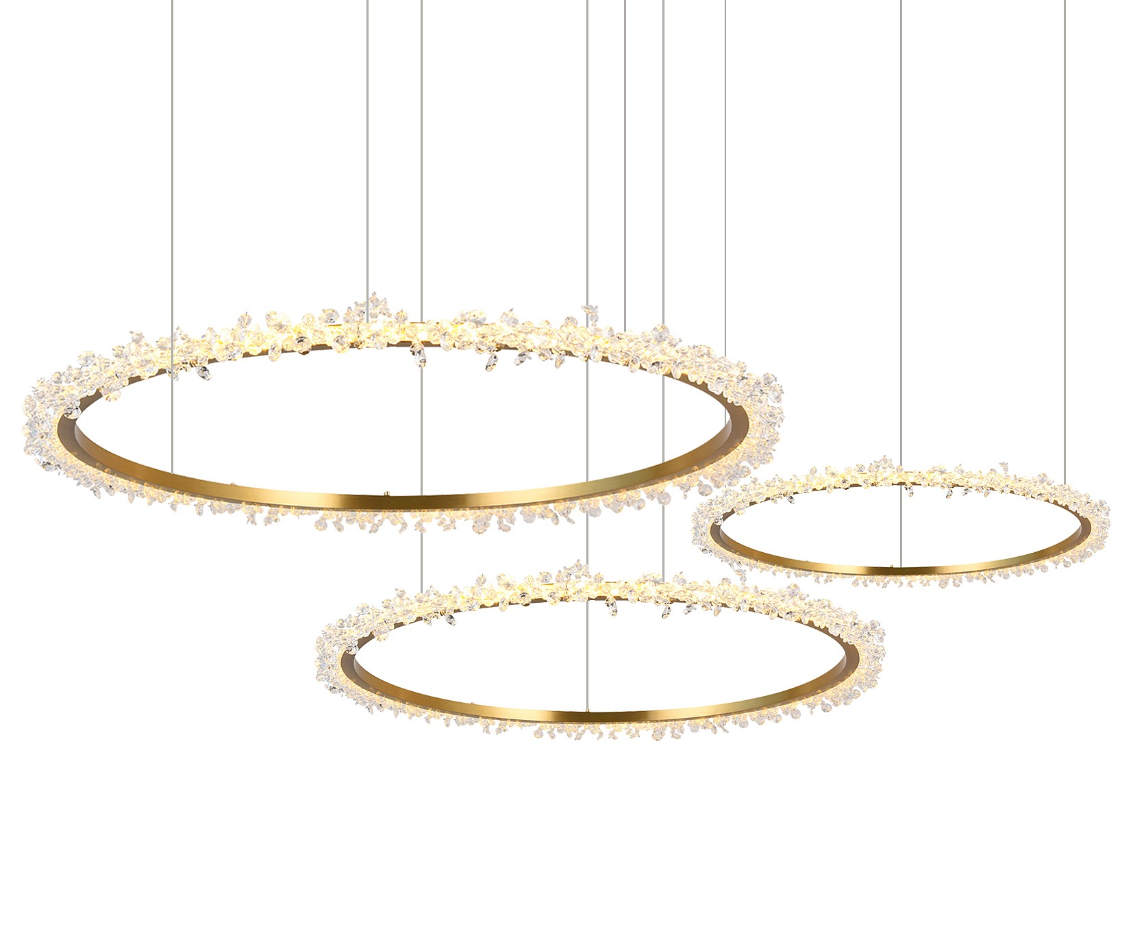 Подвесная люстра KINK Light ЛаураЛюкс 08454-40+60+80P,36